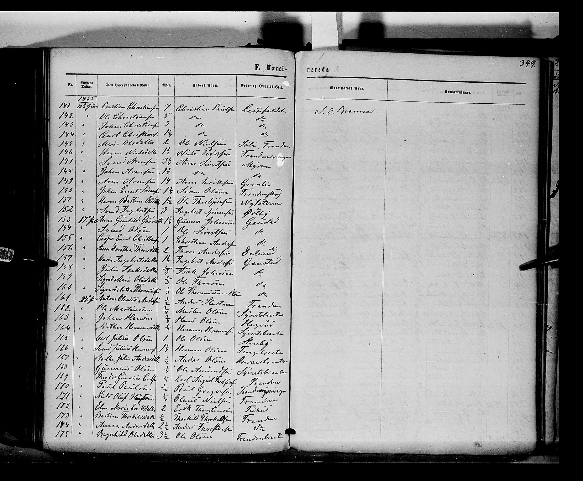 Eidskog prestekontor, AV/SAH-PREST-026/H/Ha/Haa/L0001: Ministerialbok nr. 1, 1860-1867, s. 349