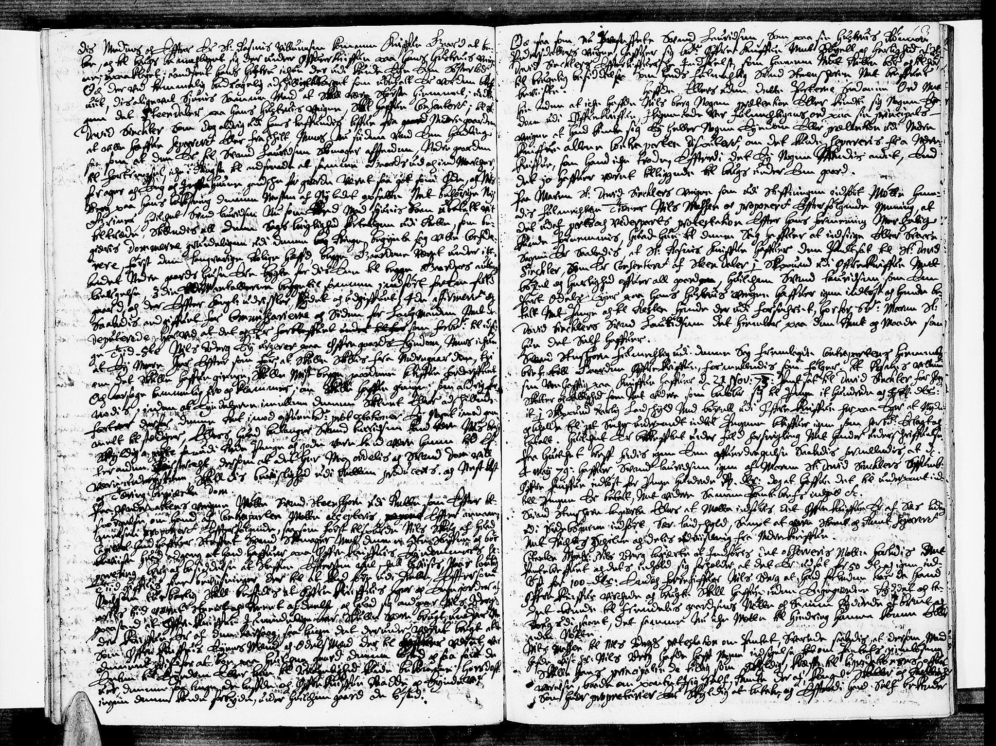 Eiker, Modum og Sigdal sorenskriveri, SAKO/A-123/F/Fa/Faa/L0014: Tingbok, 1679, s. 12b-13a