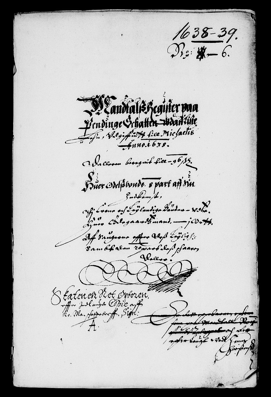 Rentekammeret inntil 1814, Reviderte regnskaper, Lensregnskaper, AV/RA-EA-5023/R/Rb/Rbr/L0012: Lista len, 1638-1640