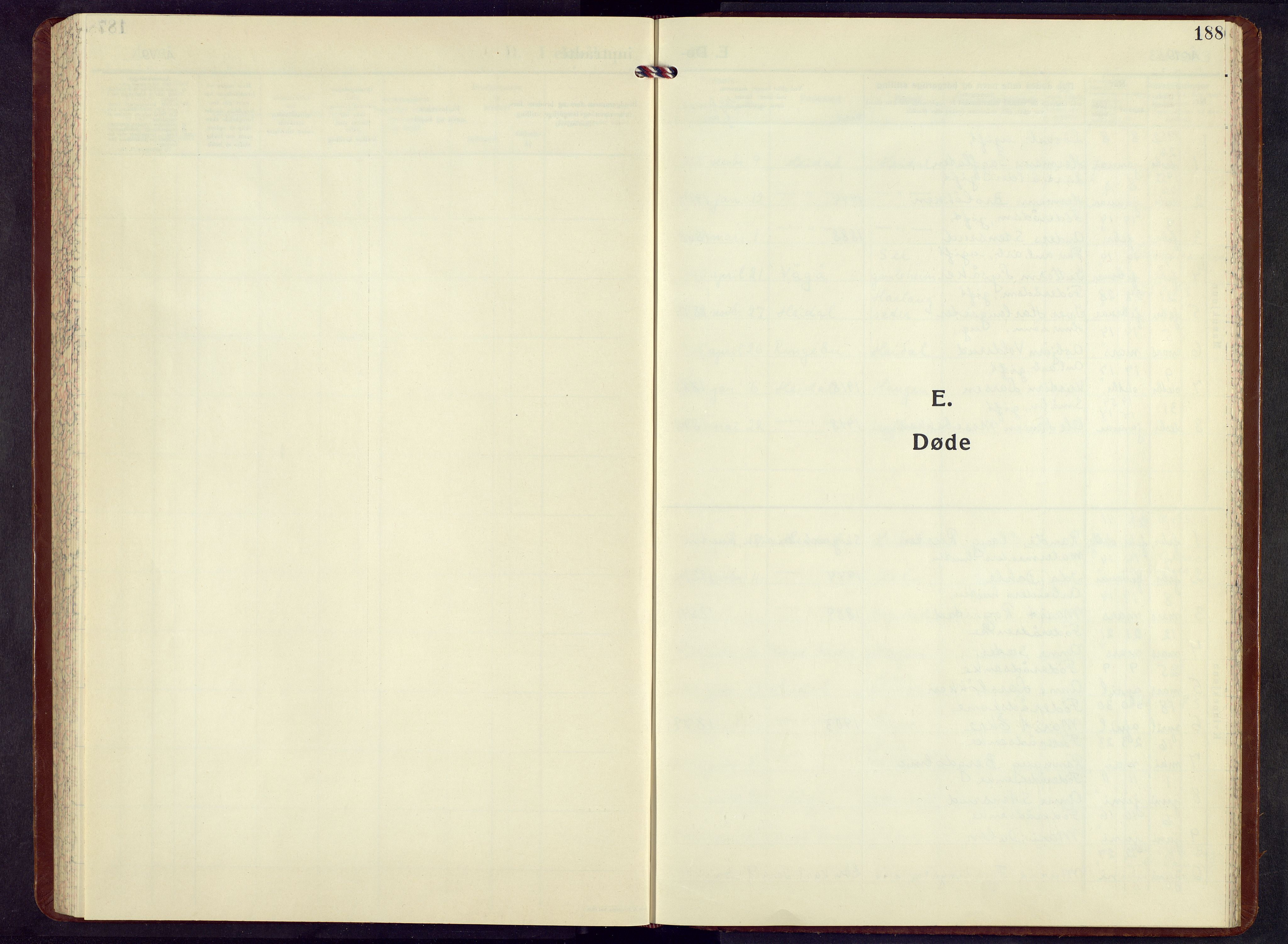 Sel prestekontor, AV/SAH-PREST-074/H/Ha/Hab/L0007: Klokkerbok nr. 7, 1953-1973, s. 188