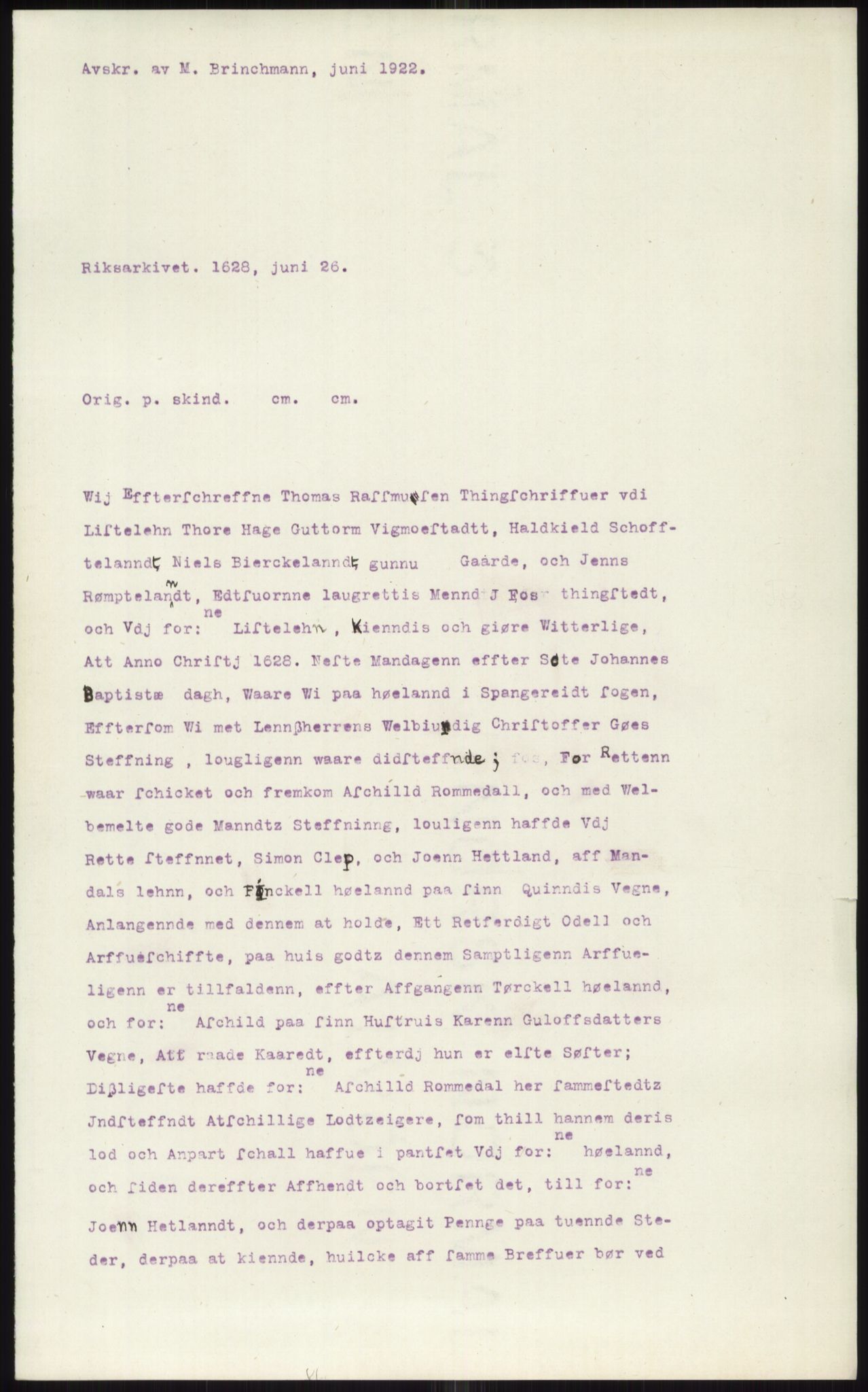 Samlinger til kildeutgivelse, Diplomavskriftsamlingen, AV/RA-EA-4053/H/Ha, s. 3203