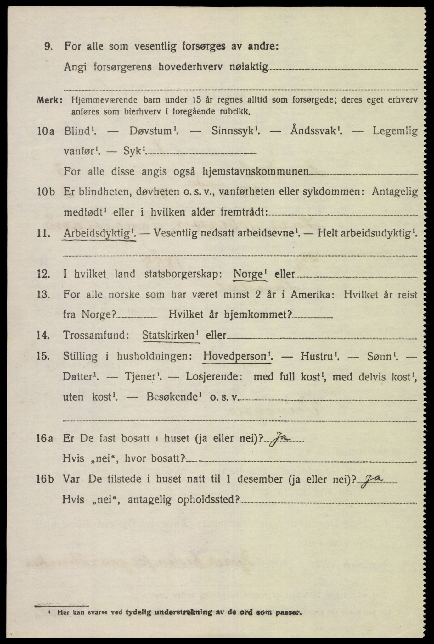 SAK, Folketelling 1920 for 1022 Laudal herred, 1920, s. 1377