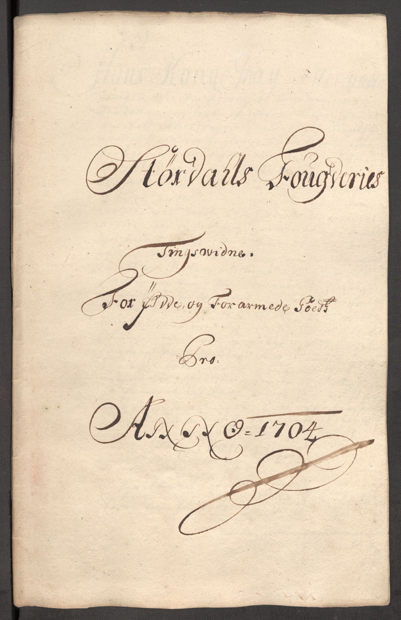 Rentekammeret inntil 1814, Reviderte regnskaper, Fogderegnskap, RA/EA-4092/R62/L4195: Fogderegnskap Stjørdal og Verdal, 1704, s. 223