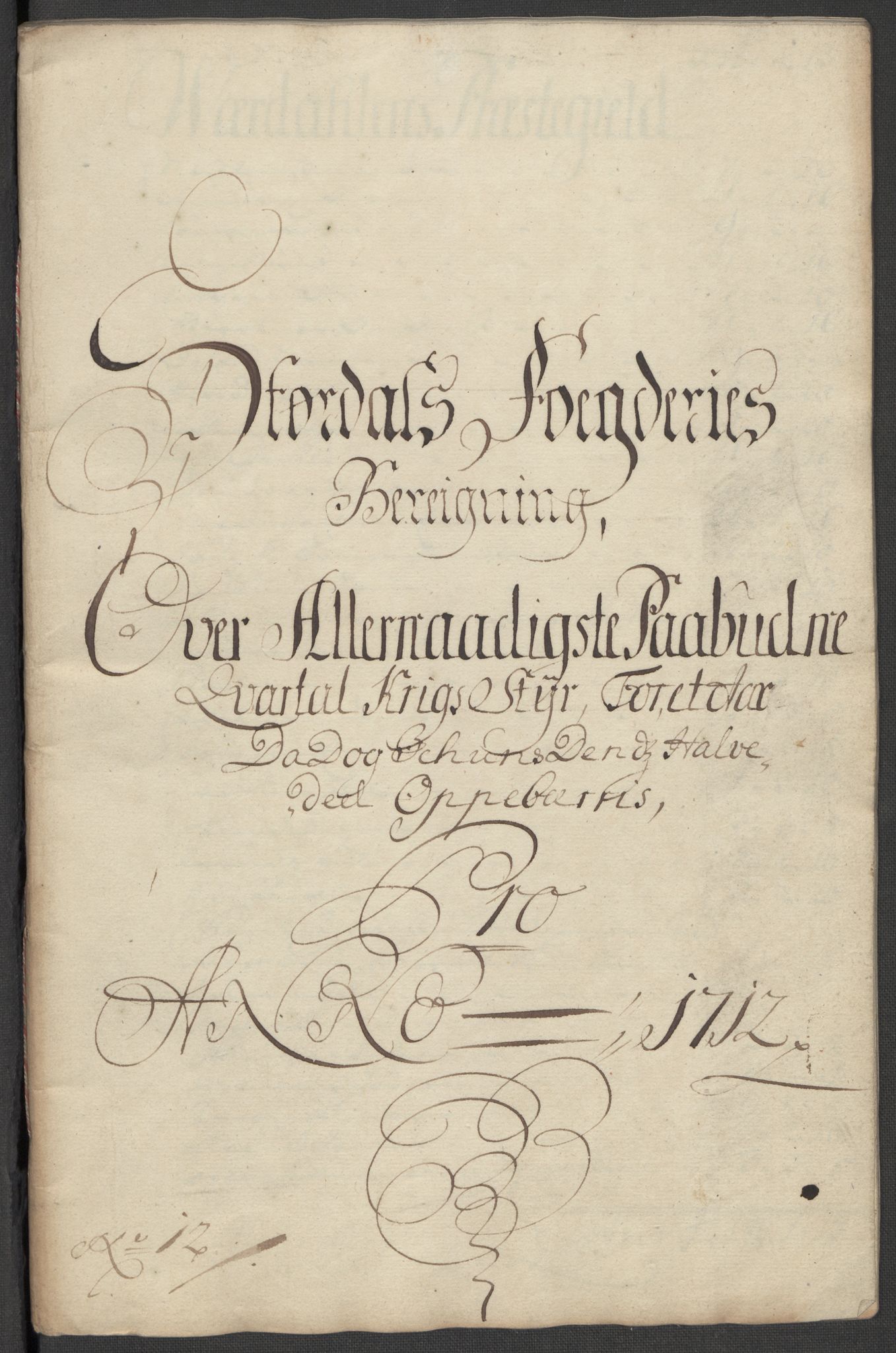Rentekammeret inntil 1814, Reviderte regnskaper, Fogderegnskap, RA/EA-4092/R62/L4202: Fogderegnskap Stjørdal og Verdal, 1712, s. 146