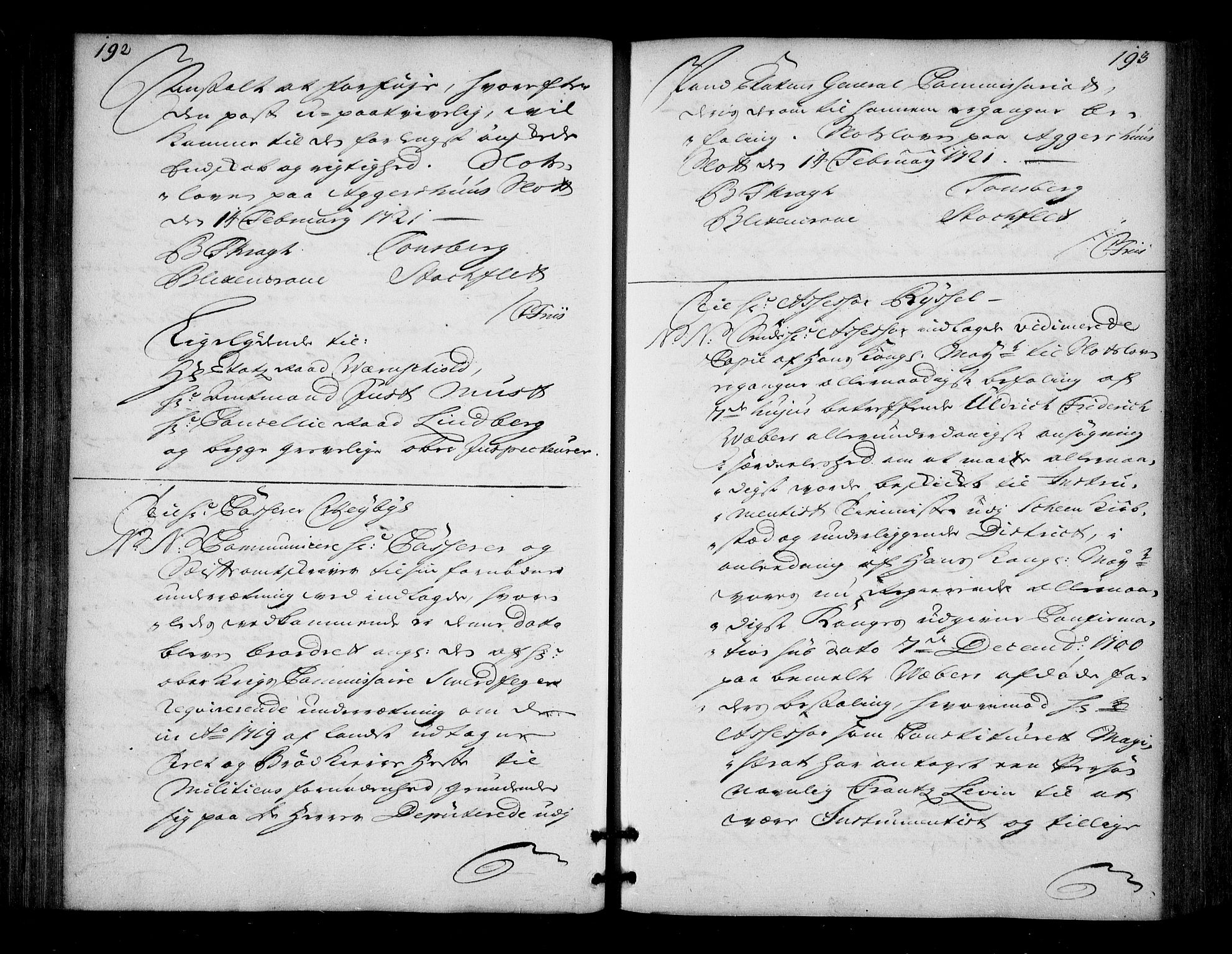 Stattholderembetet 1572-1771, AV/RA-EA-2870/Bd/L0013: Ordreprotokoll, 1720-1722, s. 192-193