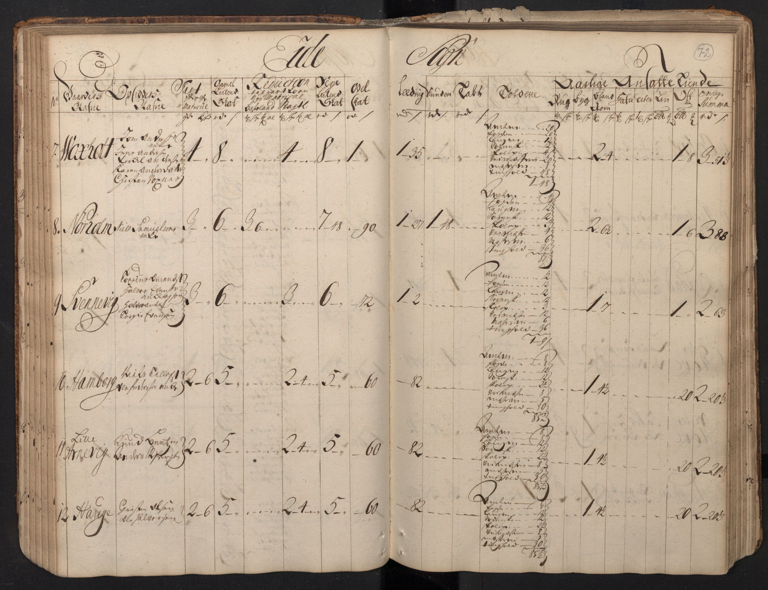 Rentekammeret inntil 1814, Realistisk ordnet avdeling, AV/RA-EA-4070/N/Nb/Nbf/L0123: Nedenes matrikkelprotokoll, 1723, s. 75