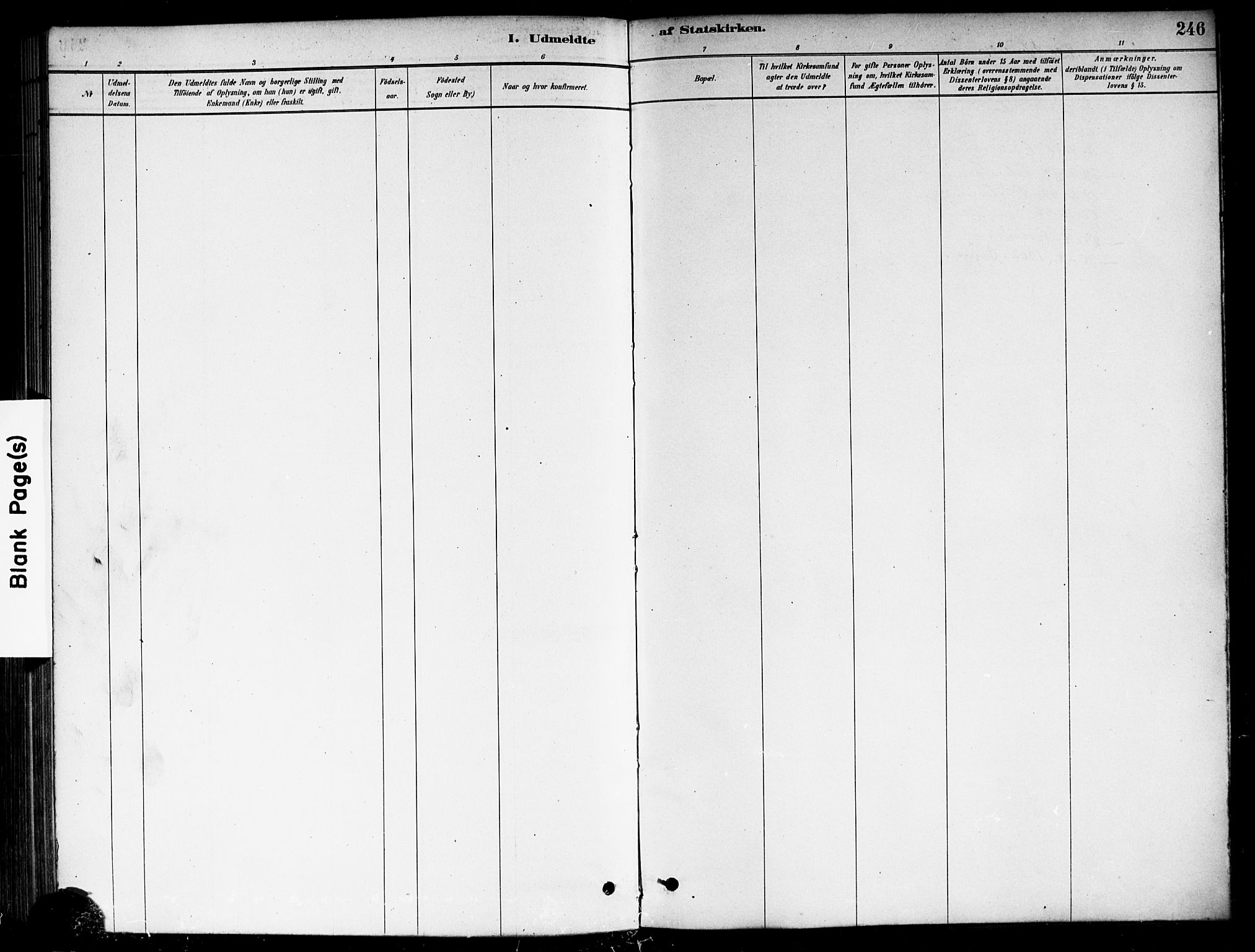 Eidsberg prestekontor Kirkebøker, SAO/A-10905/F/Fb/L0001: Ministerialbok nr. II 1, 1879-1900, s. 246