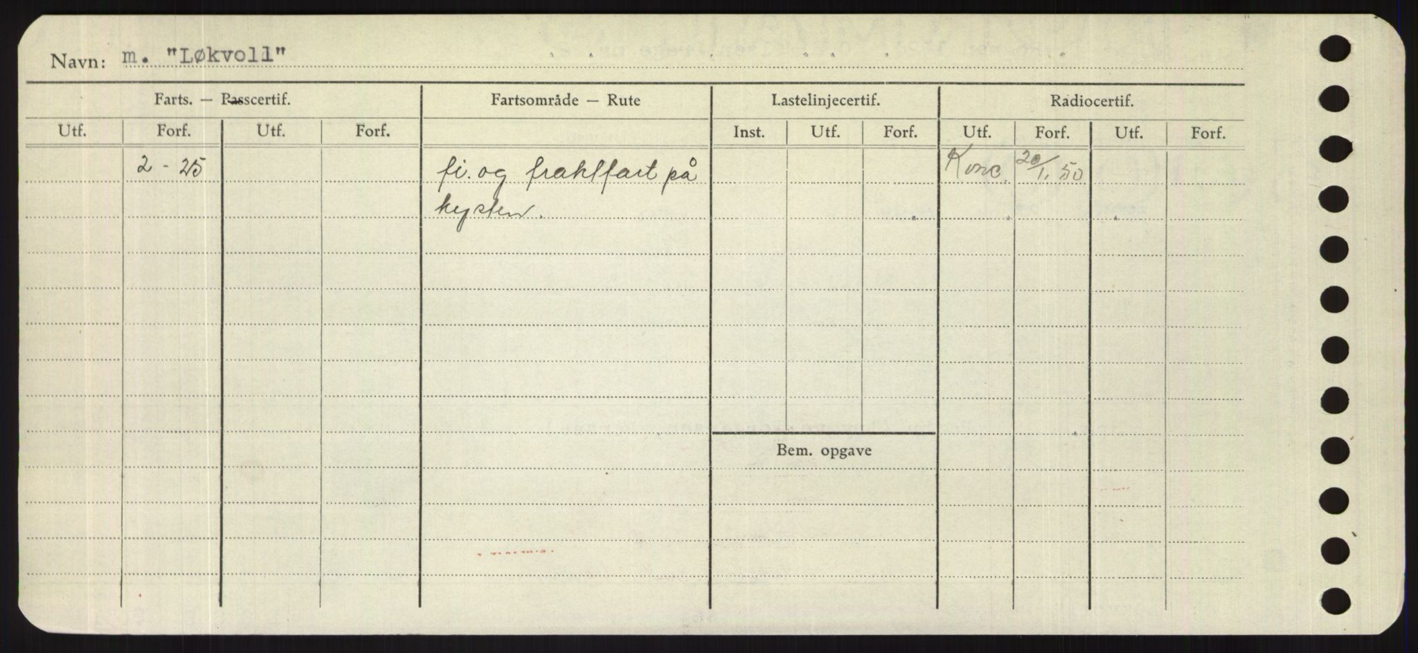 Sjøfartsdirektoratet med forløpere, Skipsmålingen, RA/S-1627/H/Hd/L0023: Fartøy, Lia-Løv, s. 540