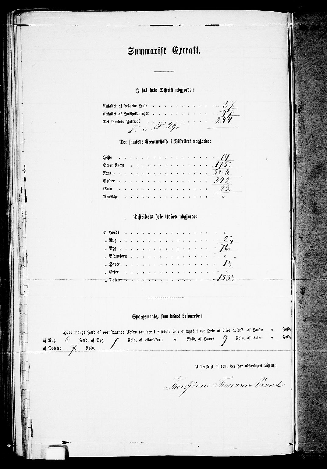 RA, Folketelling 1865 for 0938P Bygland prestegjeld, 1865, s. 89
