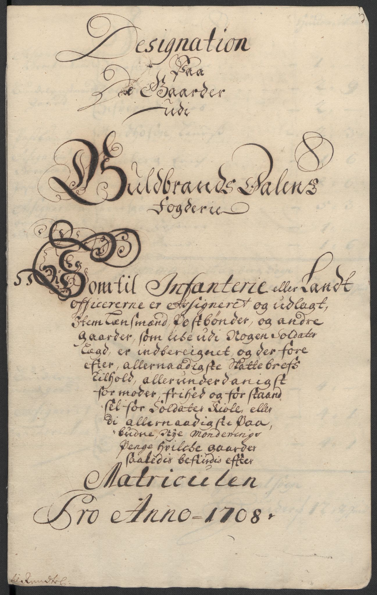 Rentekammeret inntil 1814, Reviderte regnskaper, Fogderegnskap, AV/RA-EA-4092/R17/L1179: Fogderegnskap Gudbrandsdal, 1708-1710, s. 106