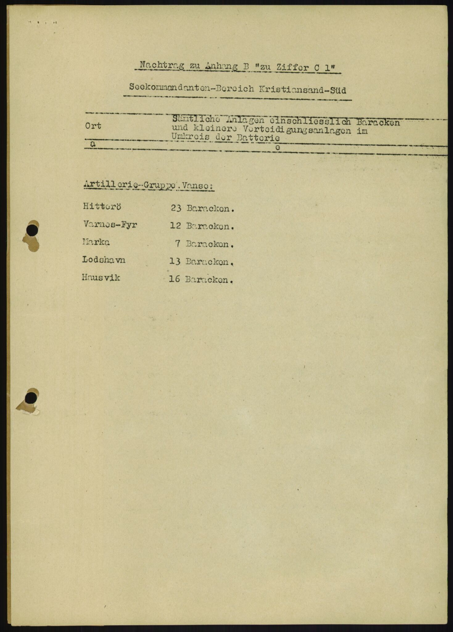 Forsvaret, Generalinspektør og sjefen for Kystartilleriet, AV/RA-RAFA-2045/F/Fa/L0016: Tyske oversiktskarter over festningsanlegg, 1940-1945, s. 117