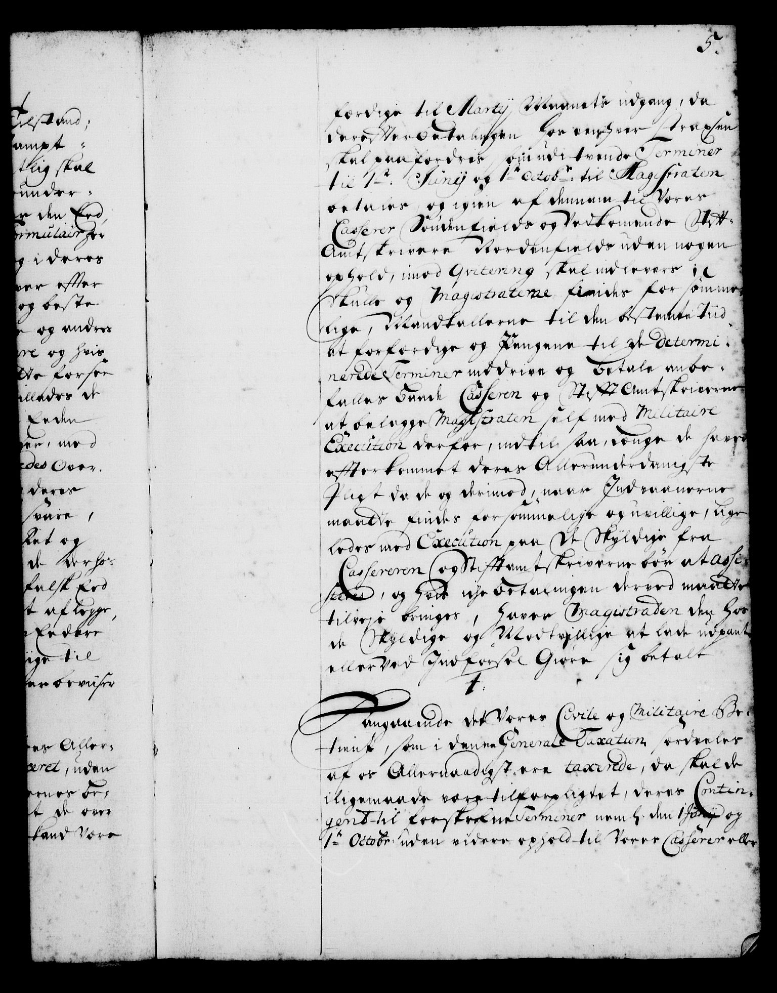 Rentekammeret, Kammerkanselliet, RA/EA-3111/G/Gg/Gga/L0001: Norsk ekspedisjonsprotokoll med register (merket RK 53.1), 1720-1723, s. 5