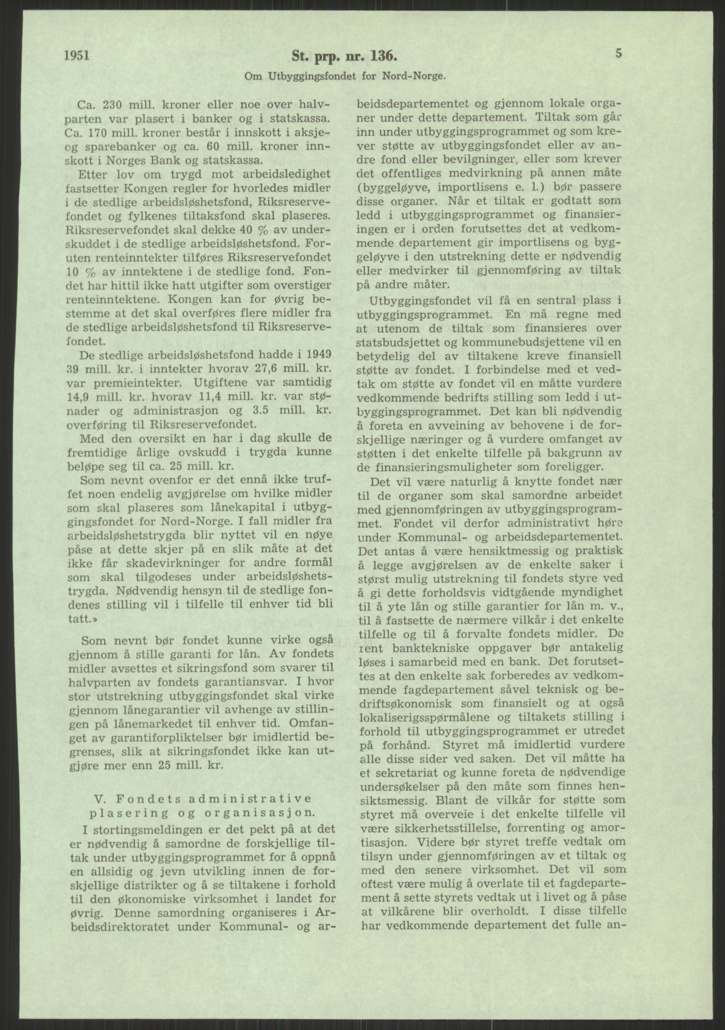 Høyres Hovedorganisasjon, RA/PA-0583/1/D/Dd/L0131: 21 Stortinget/23 Statsministeren. Regjeringen, 1951-1965, s. 1219