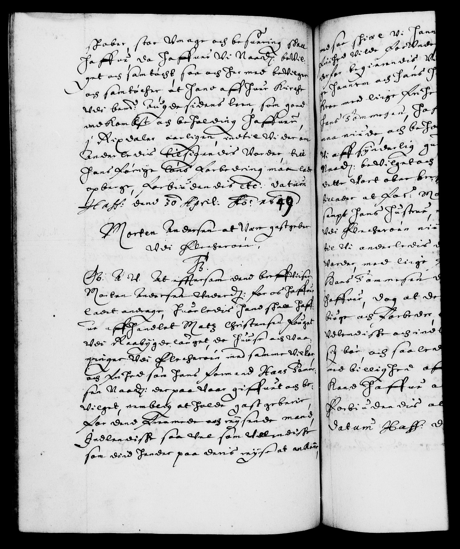 Danske Kanselli 1572-1799, RA/EA-3023/F/Fc/Fca/Fcaa/L0007: Norske registre (mikrofilm), 1648-1650, s. 320b