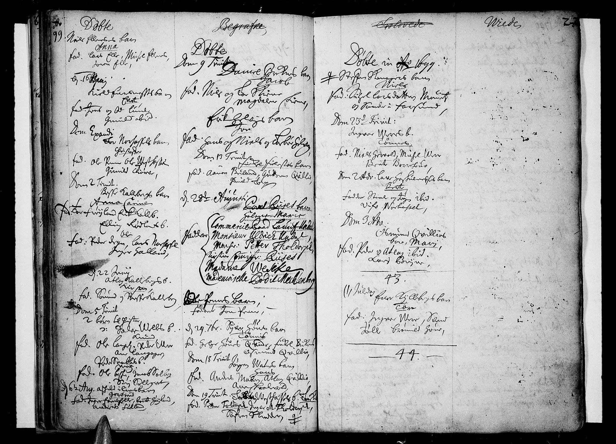 Lista sokneprestkontor, AV/SAK-1111-0027/F/Fa/L0001: Ministerialbok nr. A 1 /1, 1691-1715, s. 27
