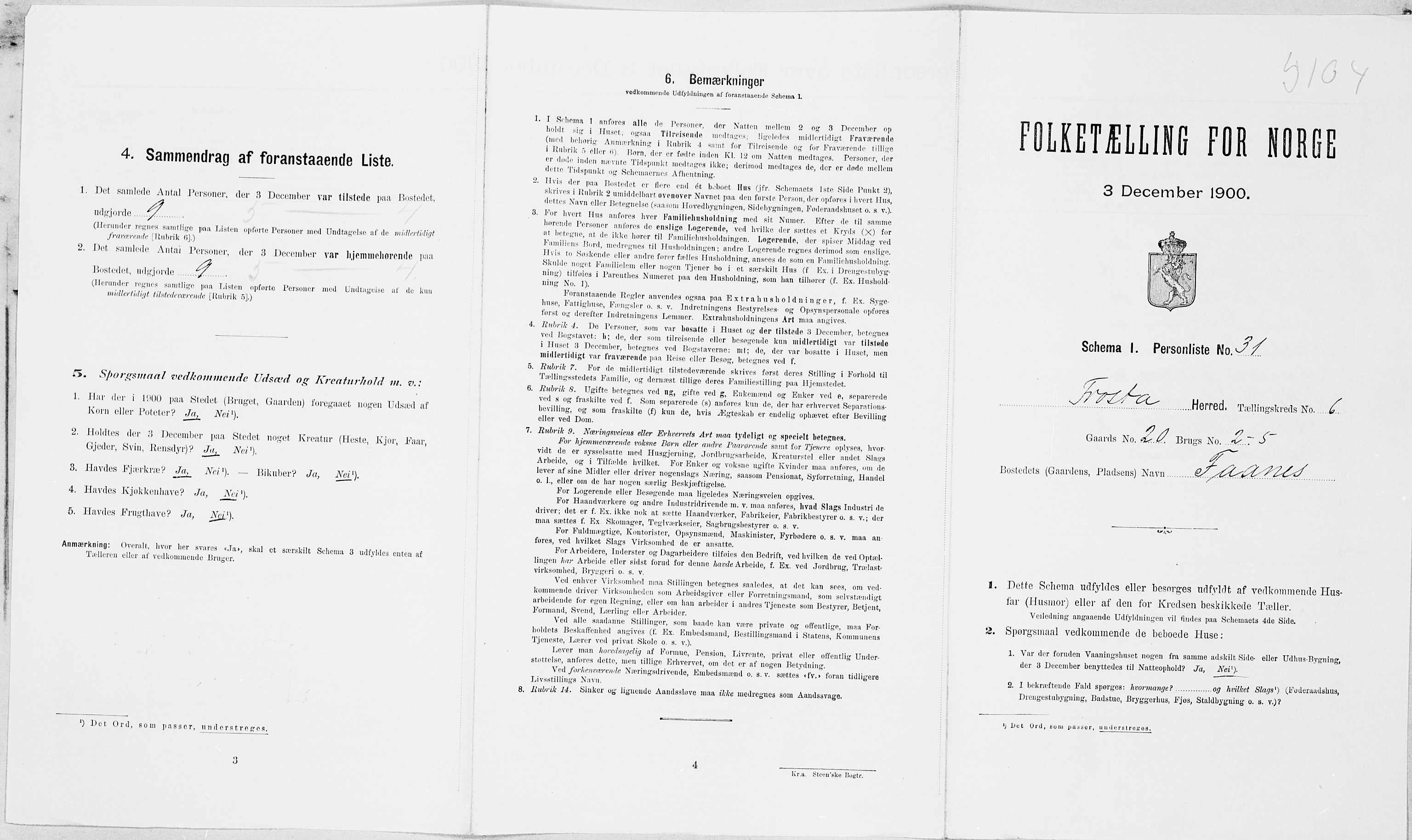 SAT, Folketelling 1900 for 1717 Frosta herred, 1900, s. 793