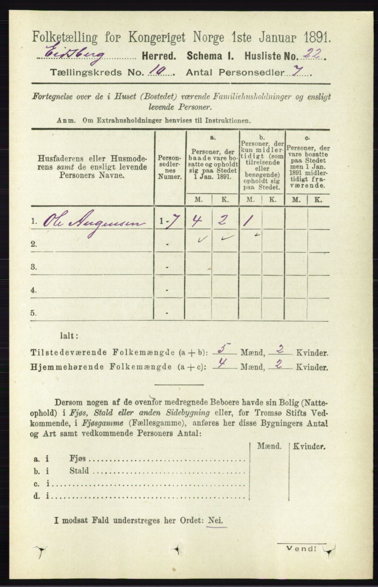 RA, Folketelling 1891 for 0125 Eidsberg herred, 1891, s. 5558