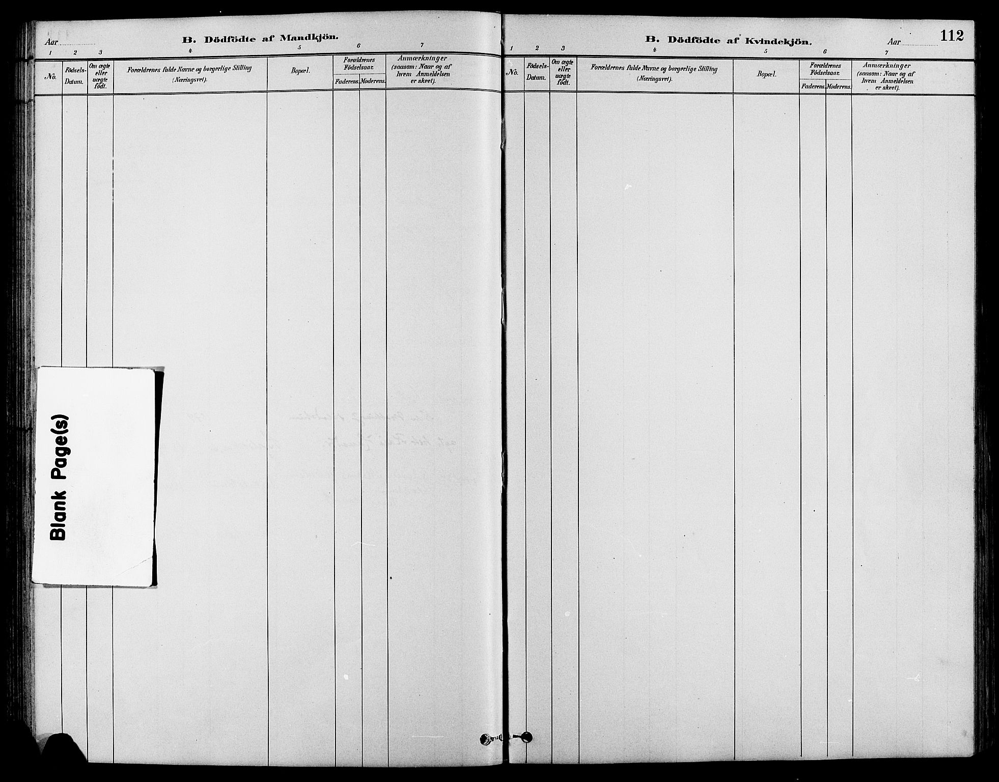 Nord-Fron prestekontor, AV/SAH-PREST-080/H/Ha/Hab/L0004: Klokkerbok nr. 4, 1884-1914, s. 112