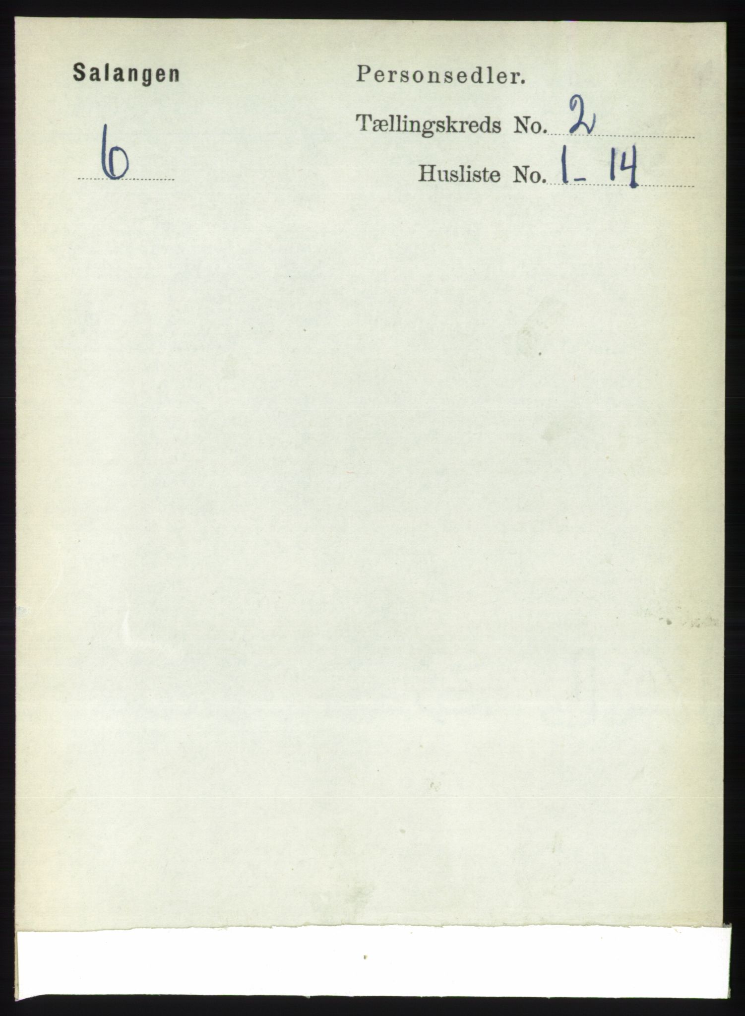 RA, Folketelling 1891 for 1921 Salangen herred, 1891, s. 552