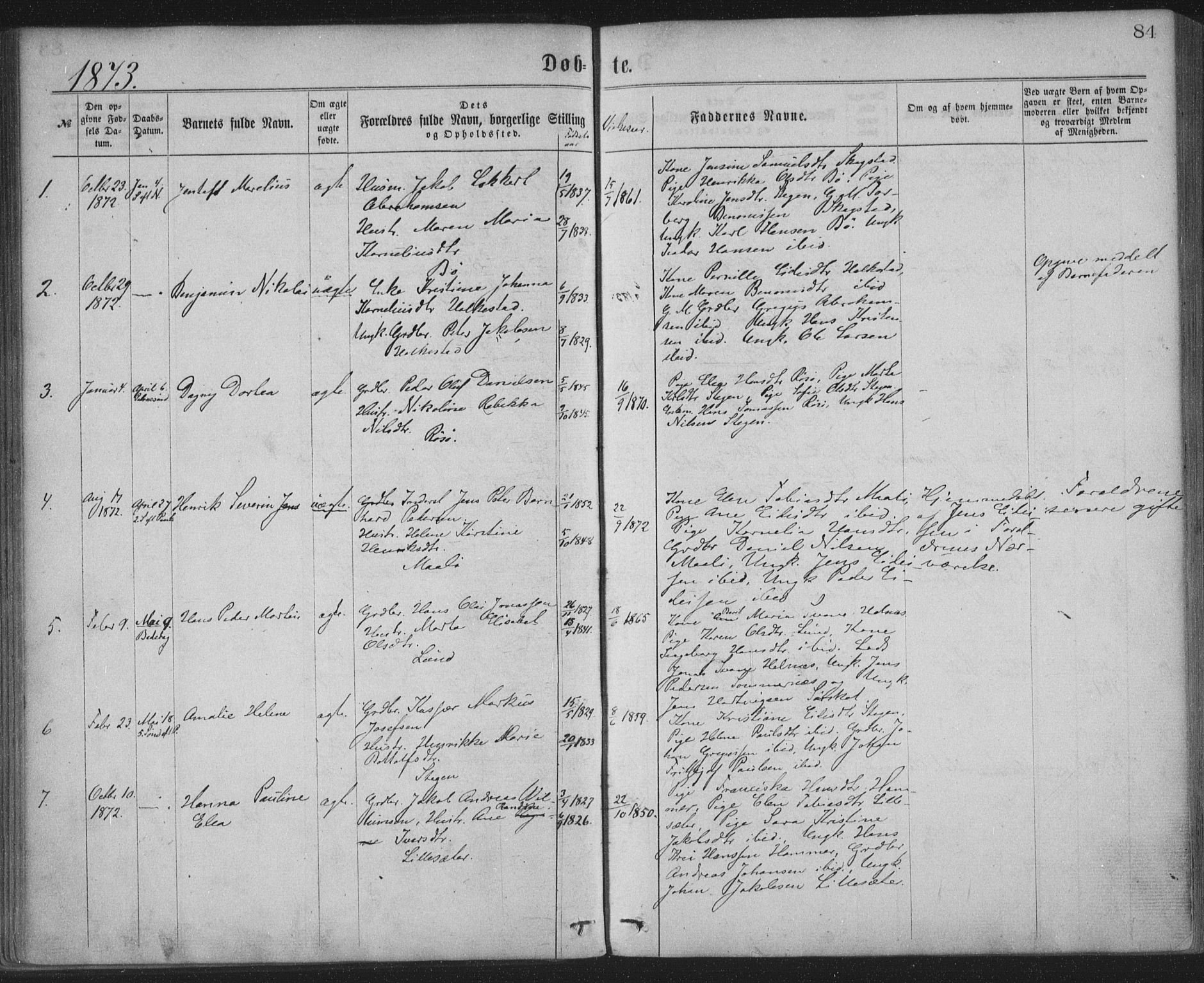 Ministerialprotokoller, klokkerbøker og fødselsregistre - Nordland, AV/SAT-A-1459/855/L0801: Ministerialbok nr. 855A09, 1864-1874, s. 84