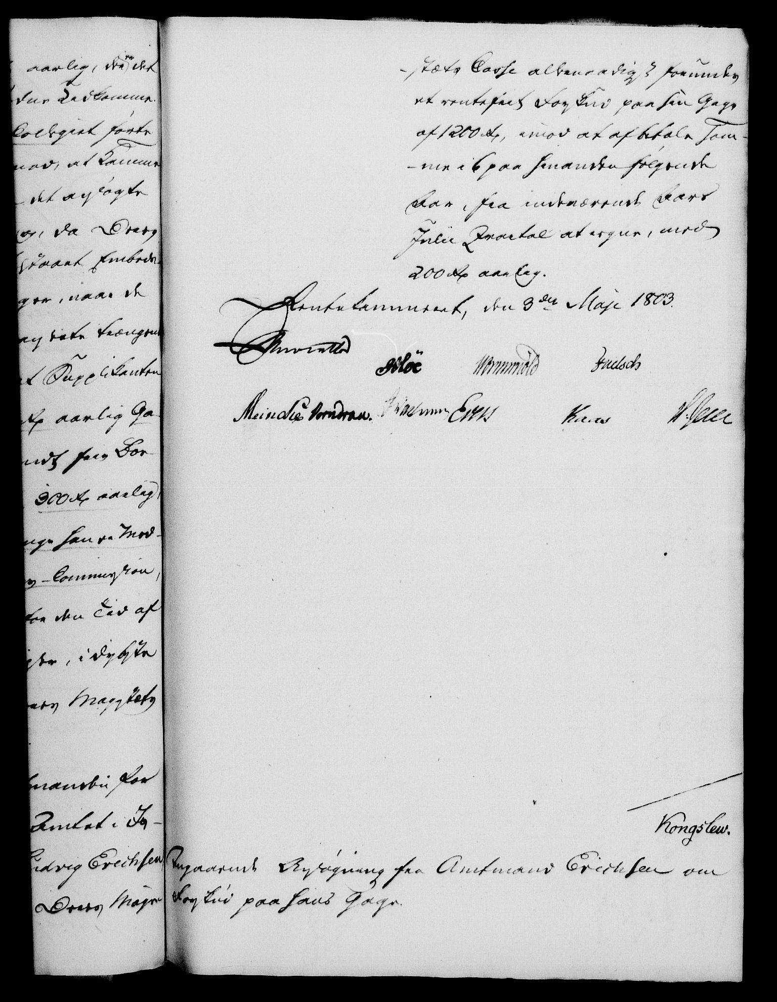 Rentekammeret, Kammerkanselliet, RA/EA-3111/G/Gf/Gfa/L0085: Norsk relasjons- og resolusjonsprotokoll (merket RK 52.85), 1803, s. 437