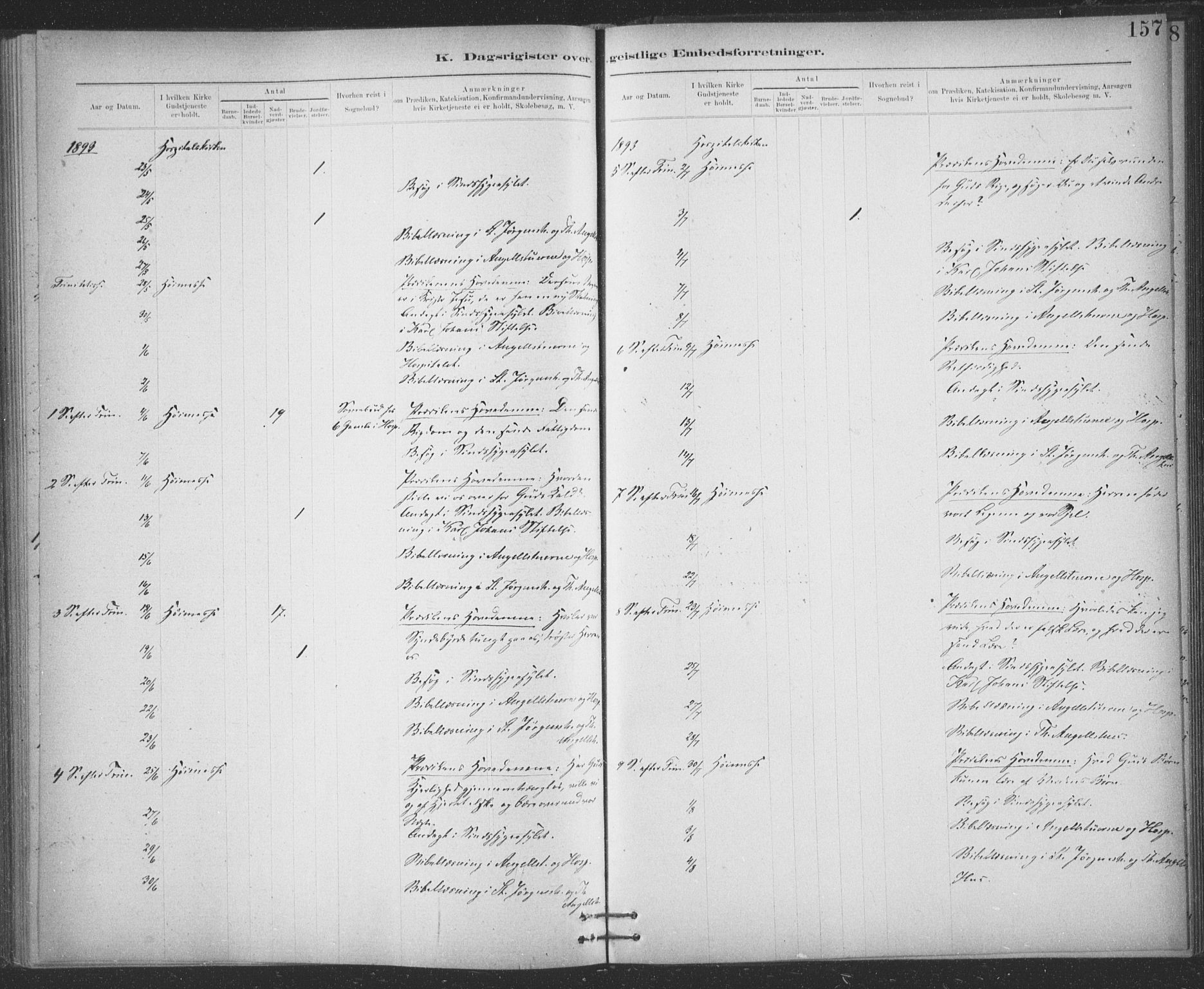 Ministerialprotokoller, klokkerbøker og fødselsregistre - Sør-Trøndelag, SAT/A-1456/623/L0470: Ministerialbok nr. 623A04, 1884-1938, s. 157