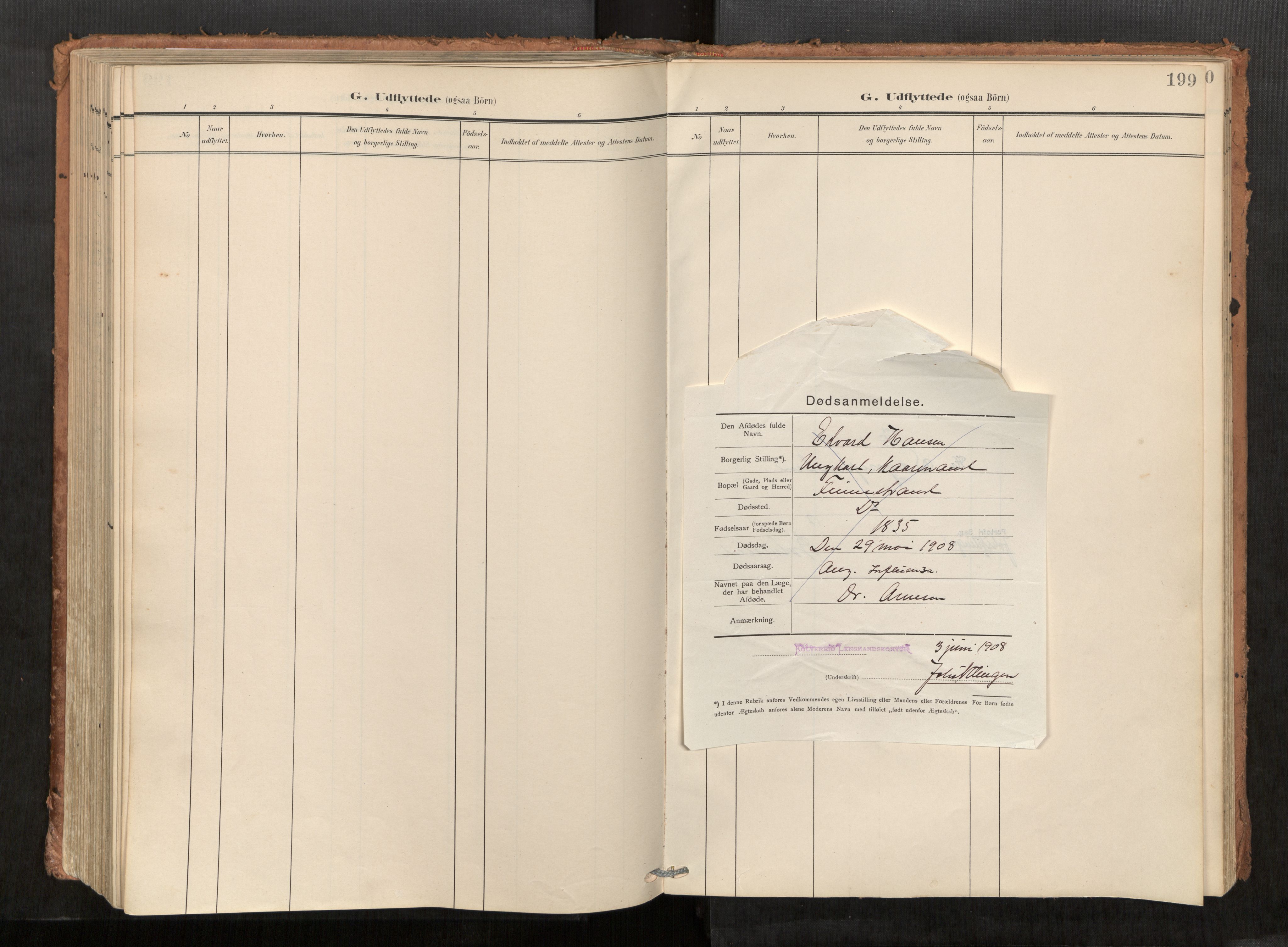 Kolvereid sokneprestkontor, SAT/A-1171/H/Ha/Haa/L0001: Ministerialbok nr. 1, 1903-1922