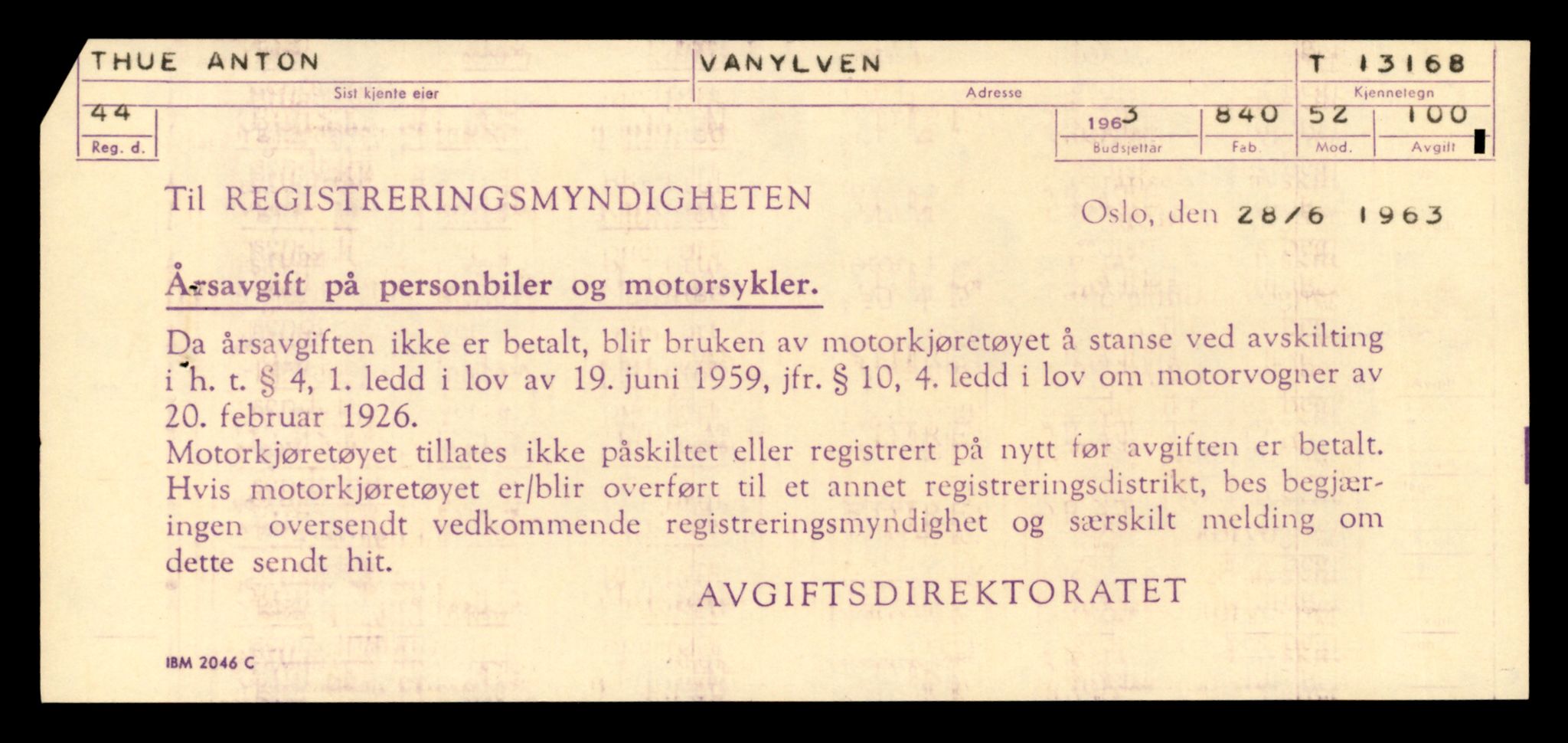 Møre og Romsdal vegkontor - Ålesund trafikkstasjon, AV/SAT-A-4099/F/Fe/L0037: Registreringskort for kjøretøy T 13031 - T 13179, 1927-1998, s. 2646