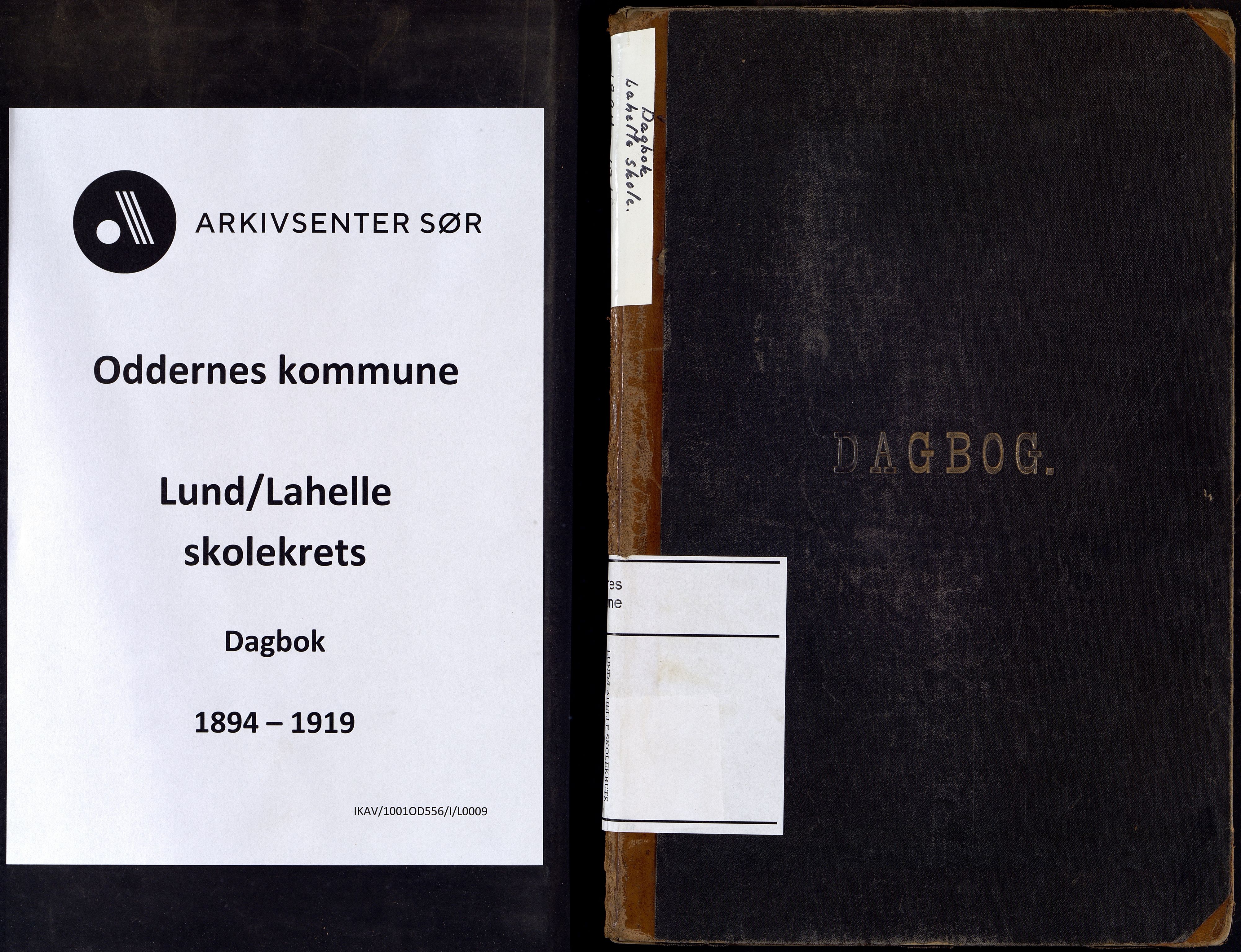 Oddernes kommune - Lund/Lahelle skolekrets, ARKSOR/1001OD556/I/L0009: Dagbok - Lund/Lahelle skole, 1894-1919