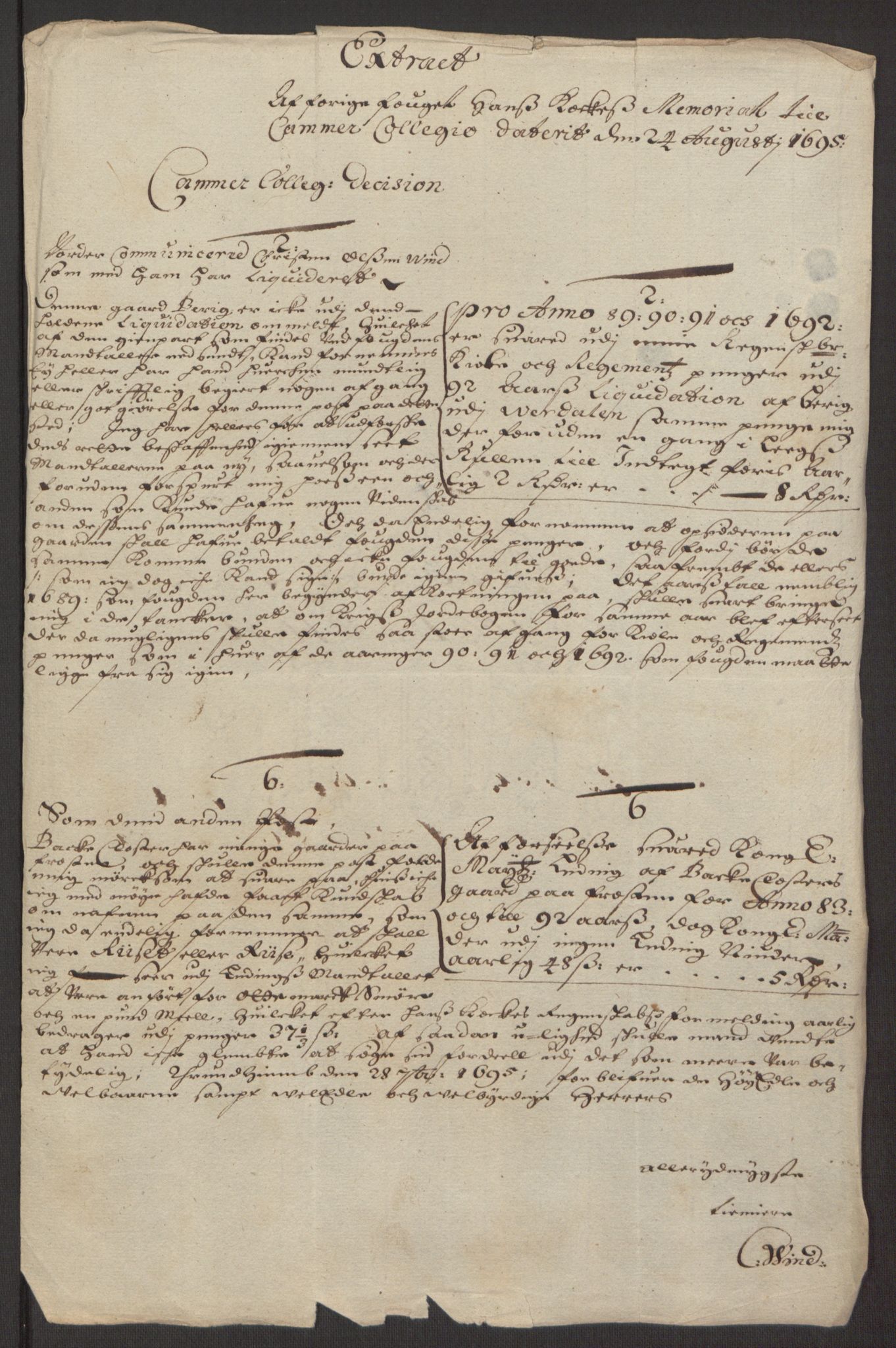 Rentekammeret inntil 1814, Reviderte regnskaper, Fogderegnskap, RA/EA-4092/R62/L4185: Fogderegnskap Stjørdal og Verdal, 1692, s. 426