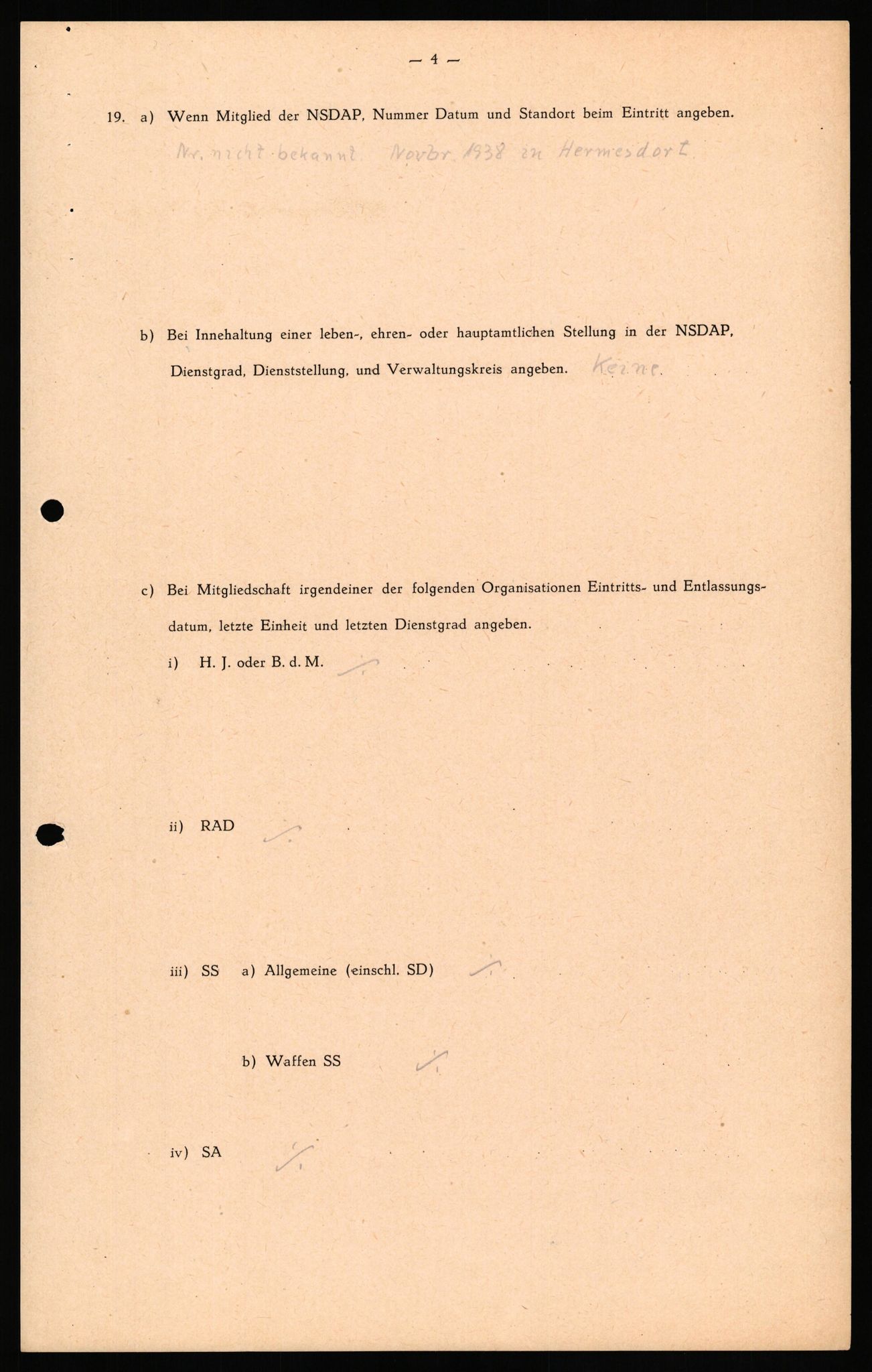 Forsvaret, Forsvarets overkommando II, RA/RAFA-3915/D/Db/L0041: CI Questionaires.  Diverse nasjonaliteter., 1945-1946, s. 220