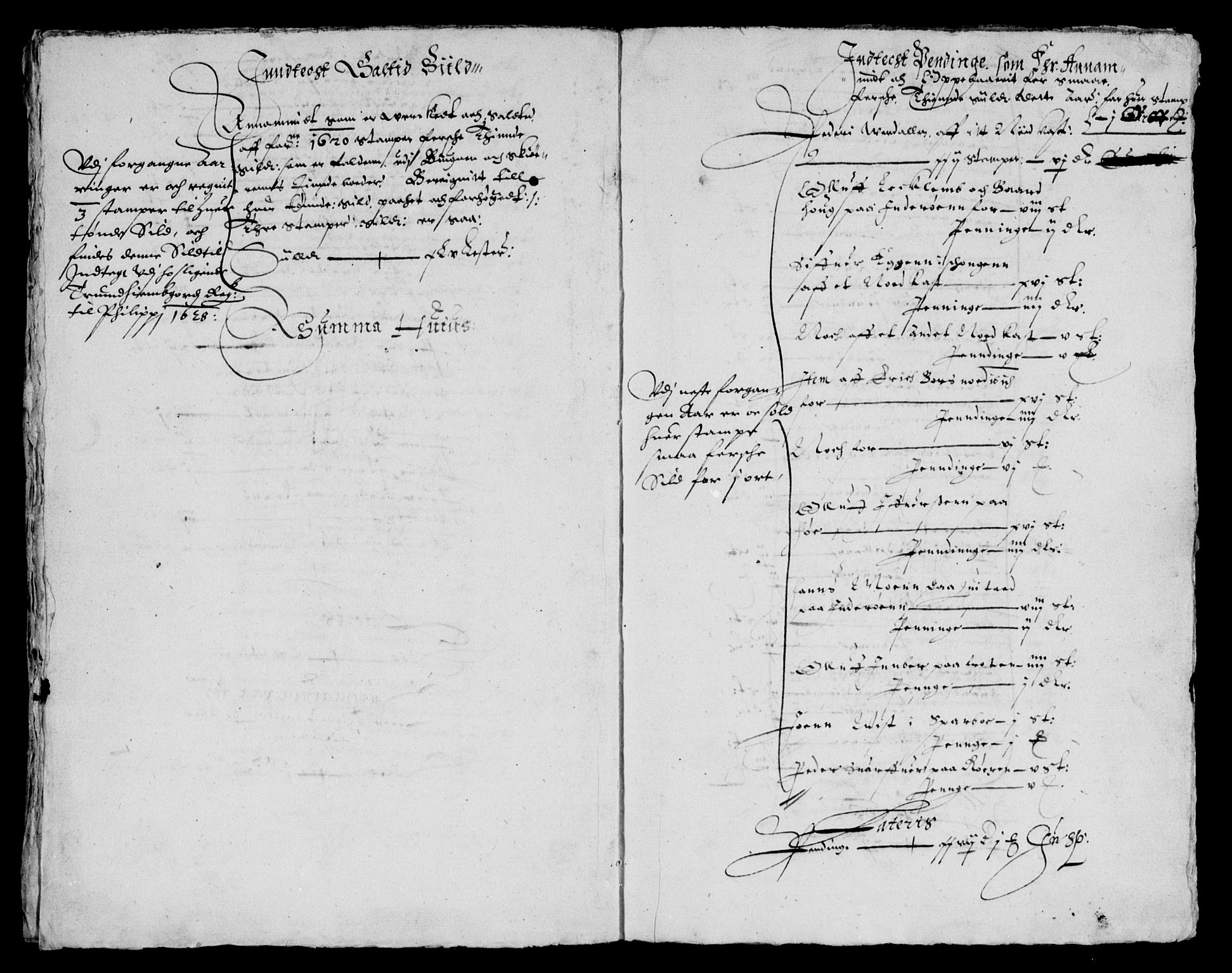 Rentekammeret inntil 1814, Reviderte regnskaper, Lensregnskaper, AV/RA-EA-5023/R/Rb/Rbw/L0033: Trondheim len, 1620-1628