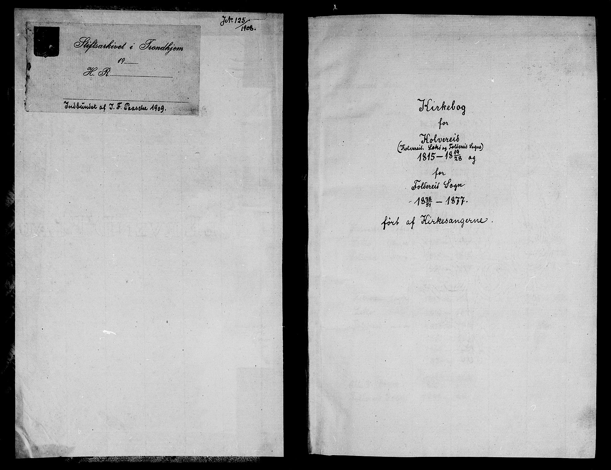 Ministerialprotokoller, klokkerbøker og fødselsregistre - Nord-Trøndelag, SAT/A-1458/780/L0648: Klokkerbok nr. 780C01 /2, 1815-1875