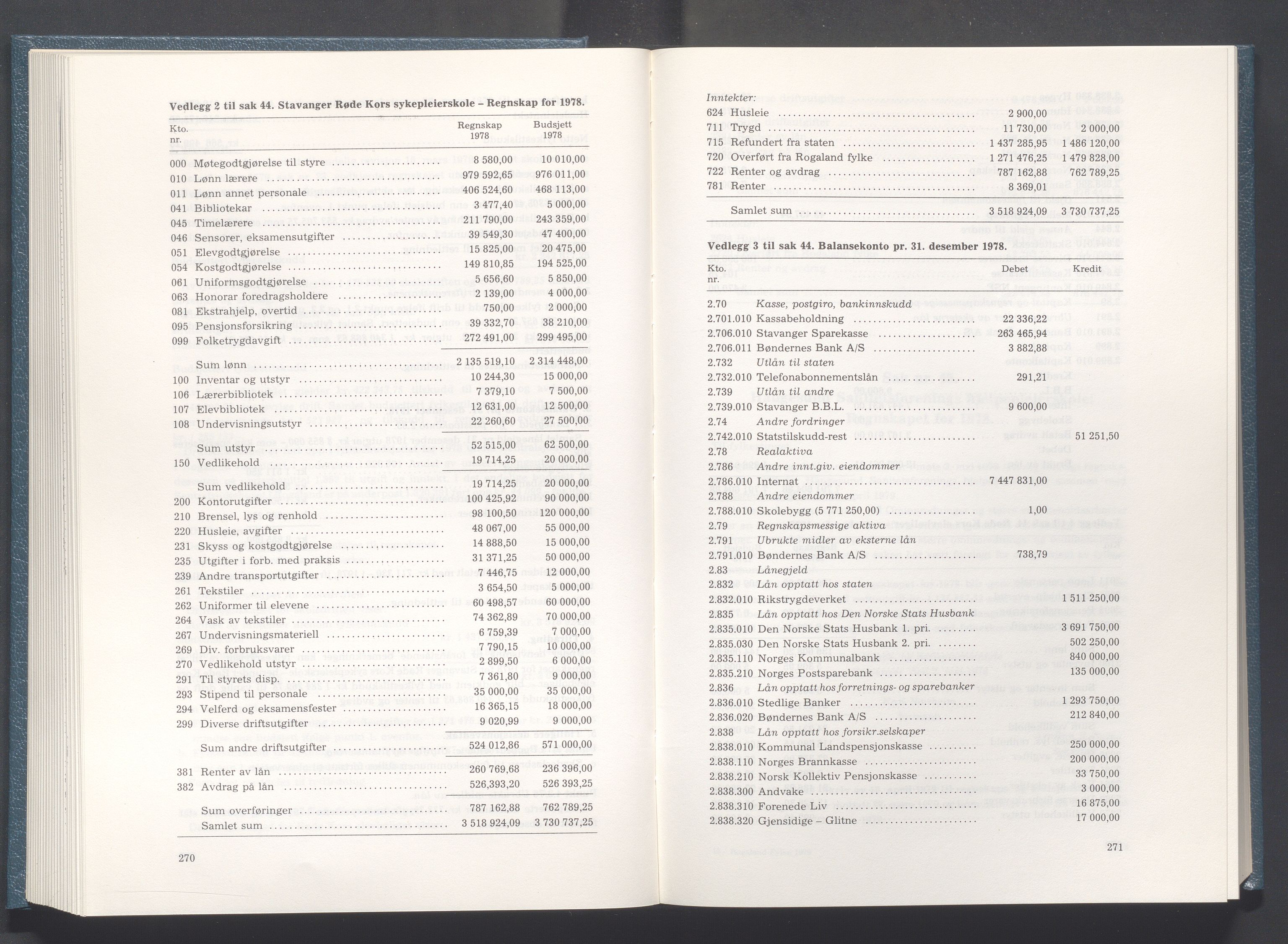 Rogaland fylkeskommune - Fylkesrådmannen , IKAR/A-900/A/Aa/Aaa/L0099: Møtebok , 1979, s. 270-271