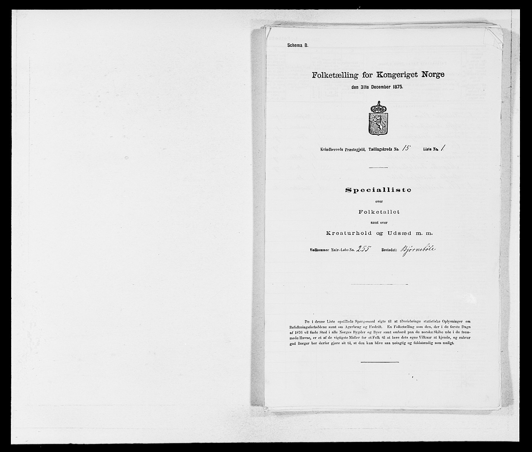 SAB, Folketelling 1875 for 1224P Kvinnherad prestegjeld, 1875, s. 951