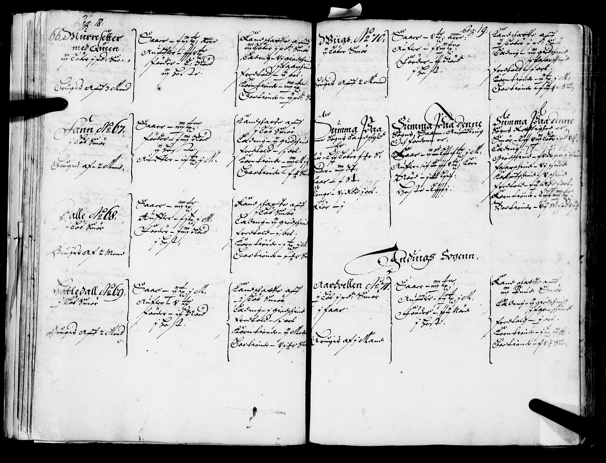 Rentekammeret inntil 1814, Realistisk ordnet avdeling, AV/RA-EA-4070/N/Nb/Nba/L0044: Nordfjord fogderi, 1667, s. 18-19