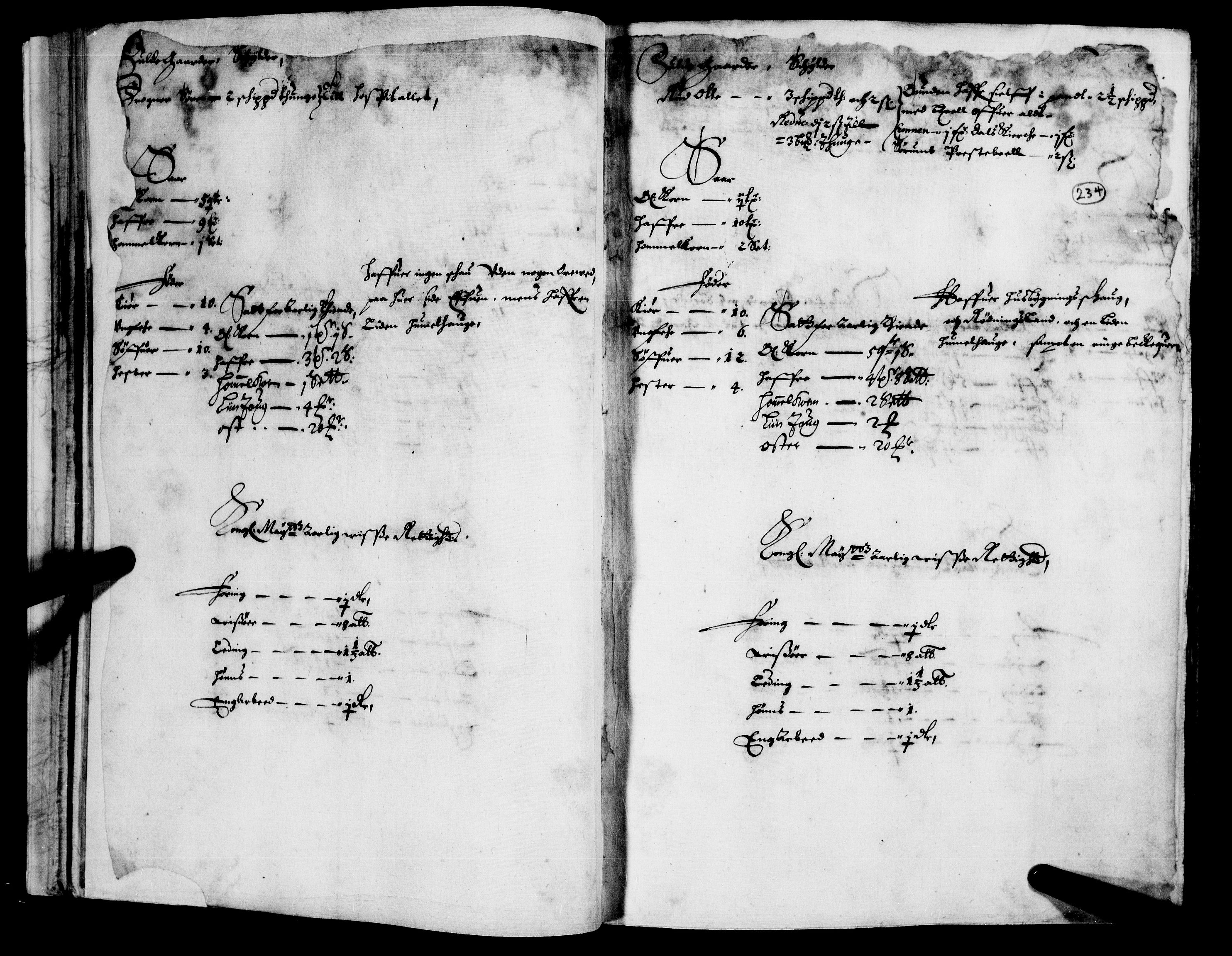 Rentekammeret inntil 1814, Realistisk ordnet avdeling, AV/RA-EA-4070/N/Nb/Nba/L0008: Nedre Romerike fogderi, 2. del, 1666, s. 233b-234a