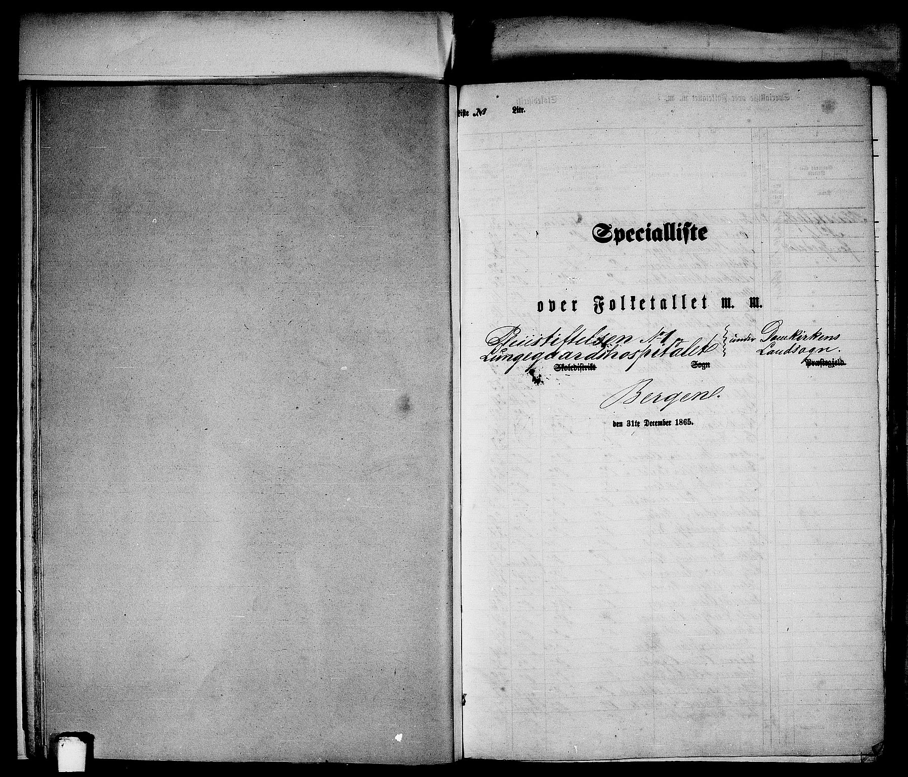RA, Folketelling 1865 for 1281L Bergen Landdistrikt, Domkirkens landsokn og Korskirkens landsokn, 1865, s. 17