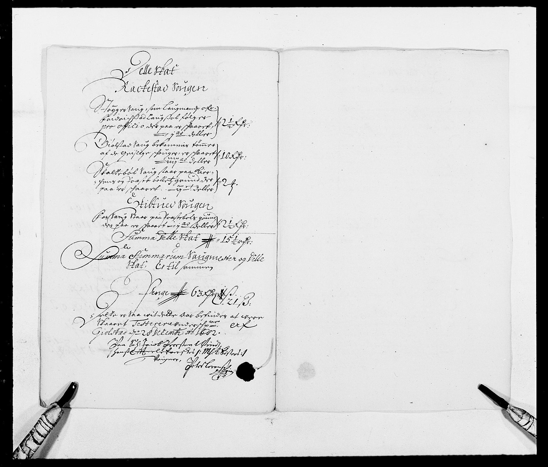 Rentekammeret inntil 1814, Reviderte regnskaper, Fogderegnskap, RA/EA-4092/R05/L0273: Fogderegnskap Rakkestad, 1682, s. 100