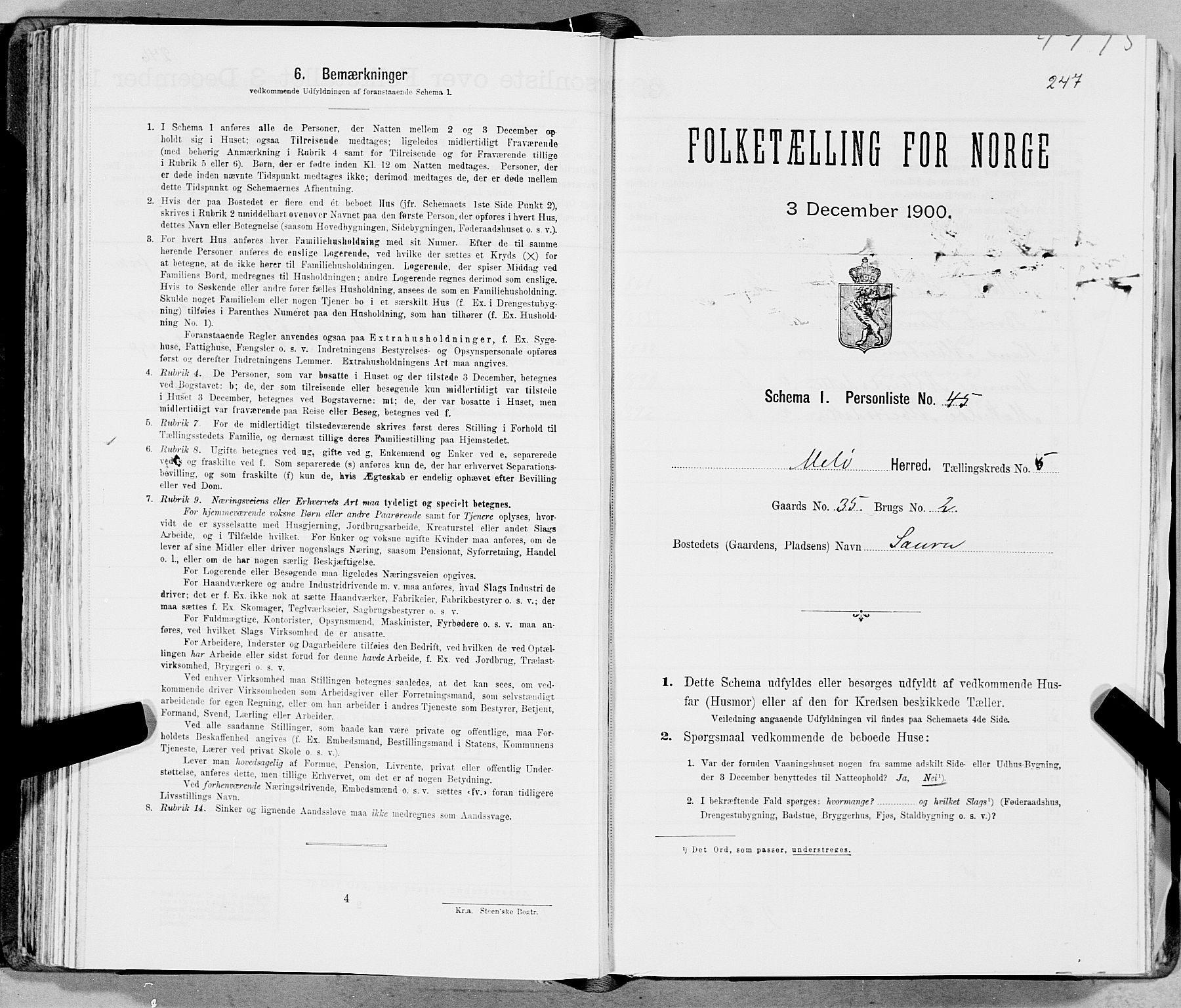 SAT, Folketelling 1900 for 1837 Meløy herred, 1900, s. 751