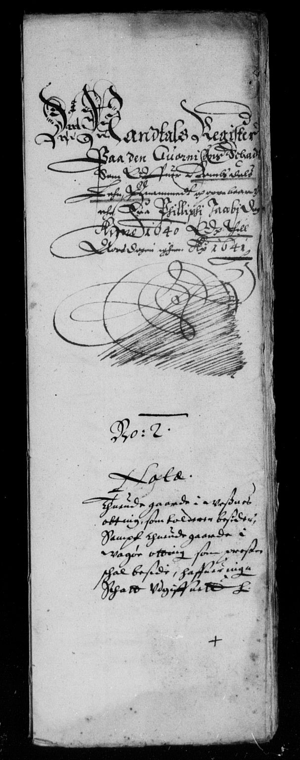 Rentekammeret inntil 1814, Reviderte regnskaper, Lensregnskaper, AV/RA-EA-5023/R/Rb/Rbw/L0069: Trondheim len, 1640-1641