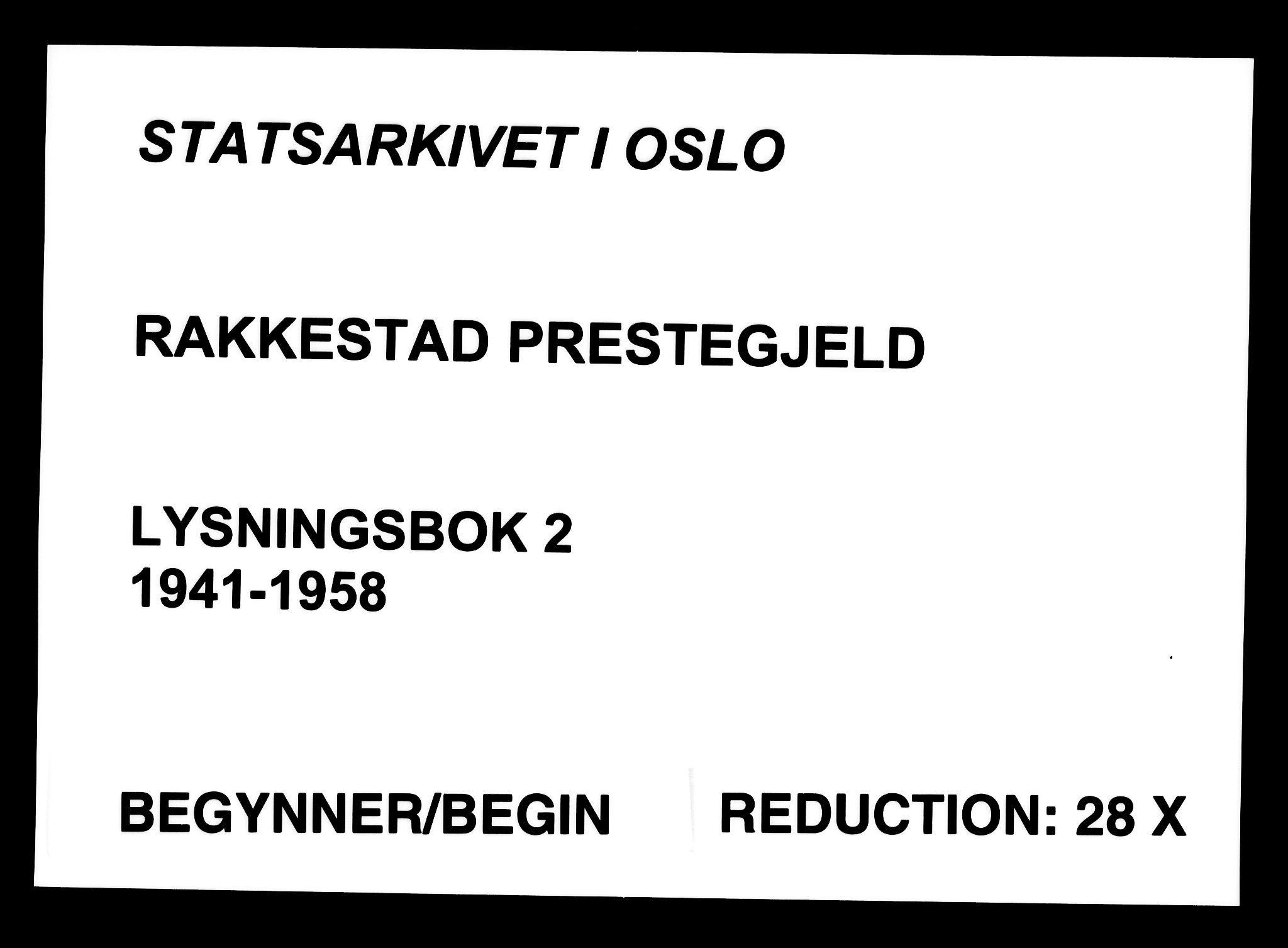 Rakkestad prestekontor Kirkebøker, SAO/A-2008/H/Ha/L0002: Lysningsprotokoll nr. 2, 1941-1958