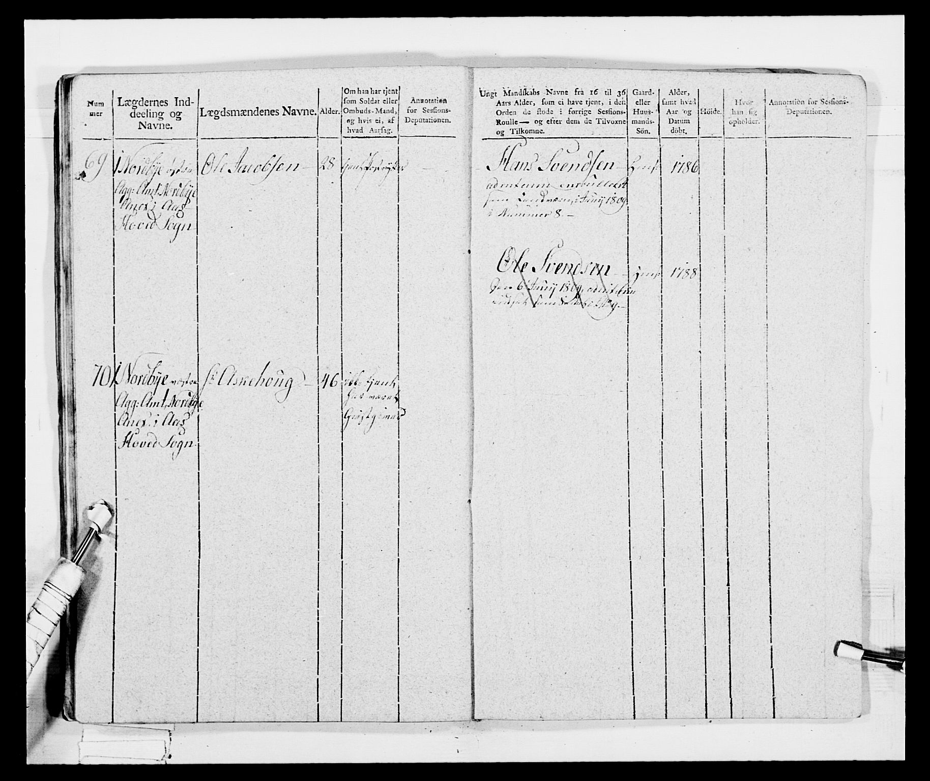 Generalitets- og kommissariatskollegiet, Det kongelige norske kommissariatskollegium, AV/RA-EA-5420/E/Eh/L0034: Nordafjelske gevorbne infanteriregiment, 1810, s. 92