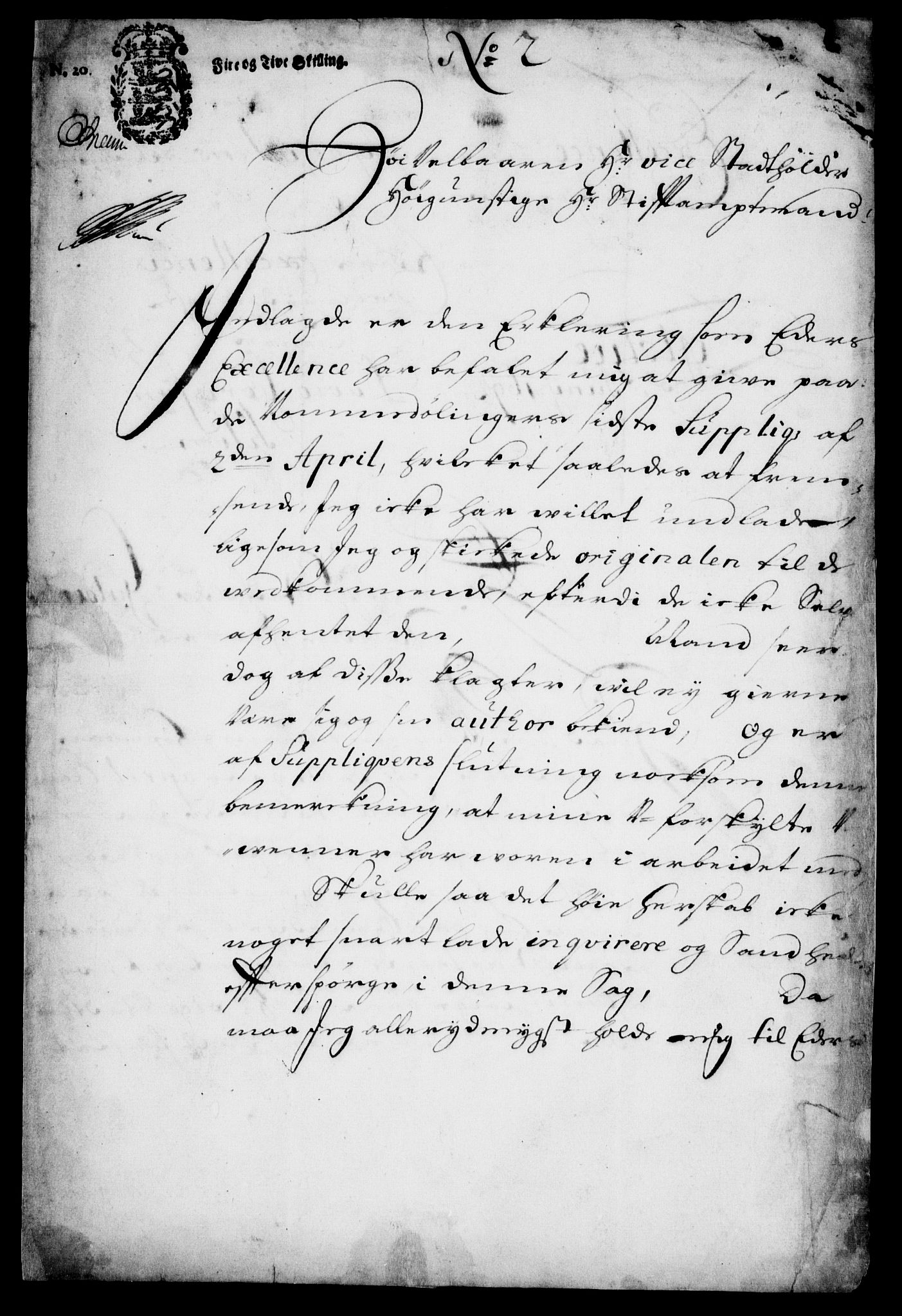 Danske Kanselli, Skapsaker, AV/RA-EA-4061/F/L0090: Skap 15, pakke 260, 1679-1698, s. 143