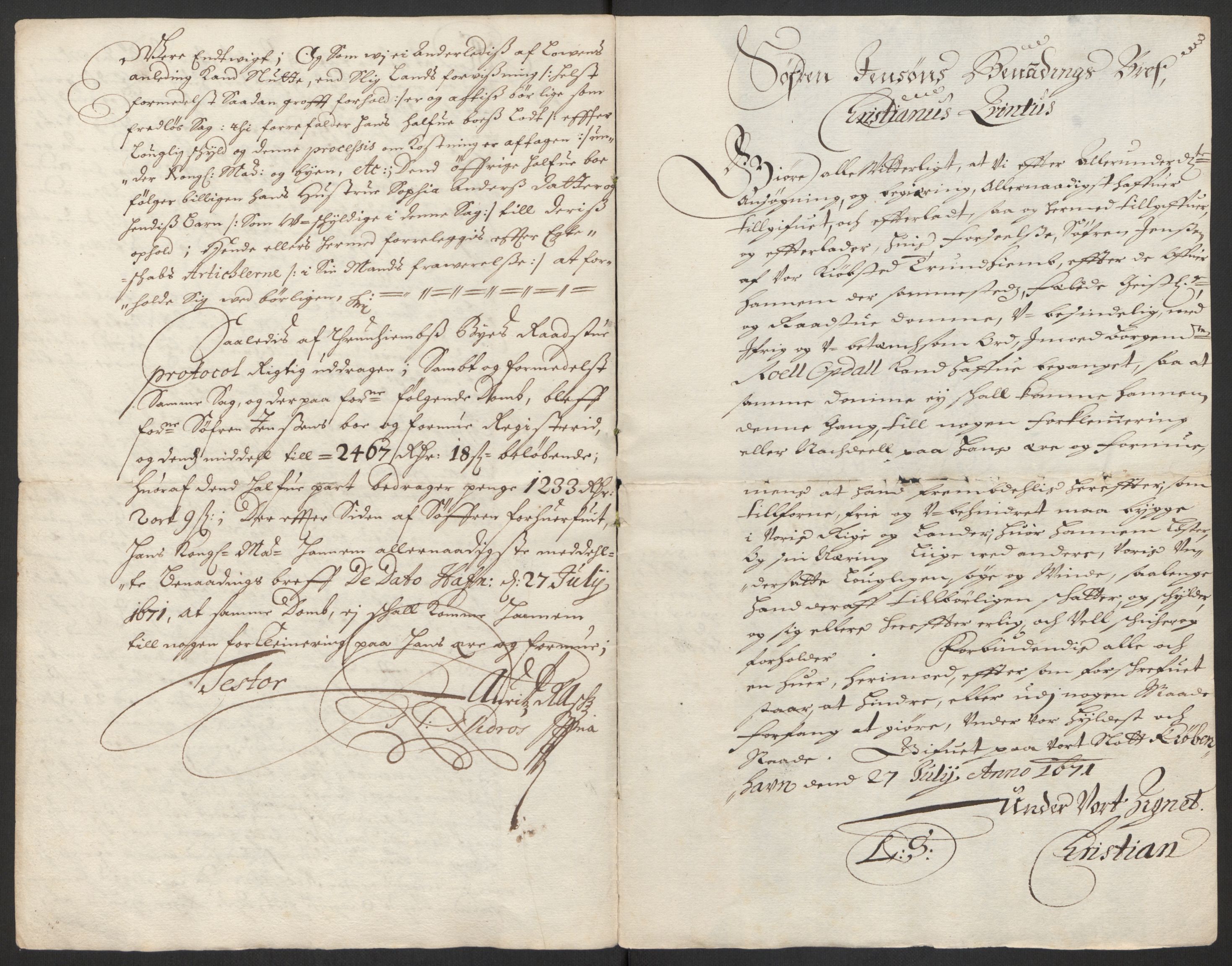 Rentekammeret inntil 1814, Reviderte regnskaper, Byregnskaper, RA/EA-4066/R/Rs/L0504: [S1] Kontribusjonsregnskap, 1631-1684, s. 369