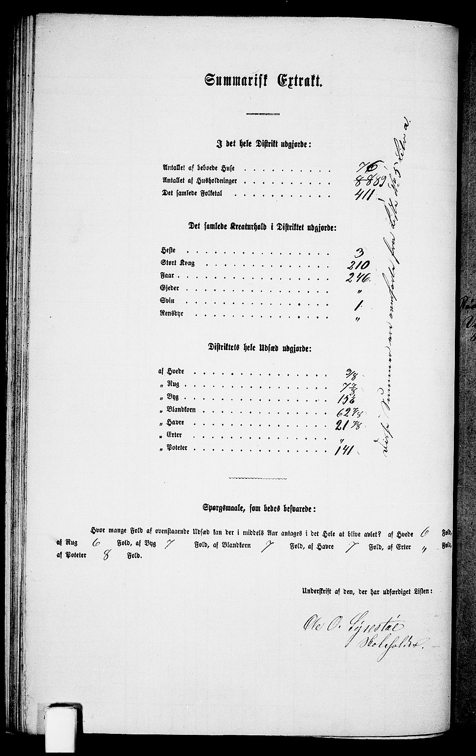 RA, Folketelling 1865 for 1029P Sør-Audnedal prestegjeld, 1865, s. 79