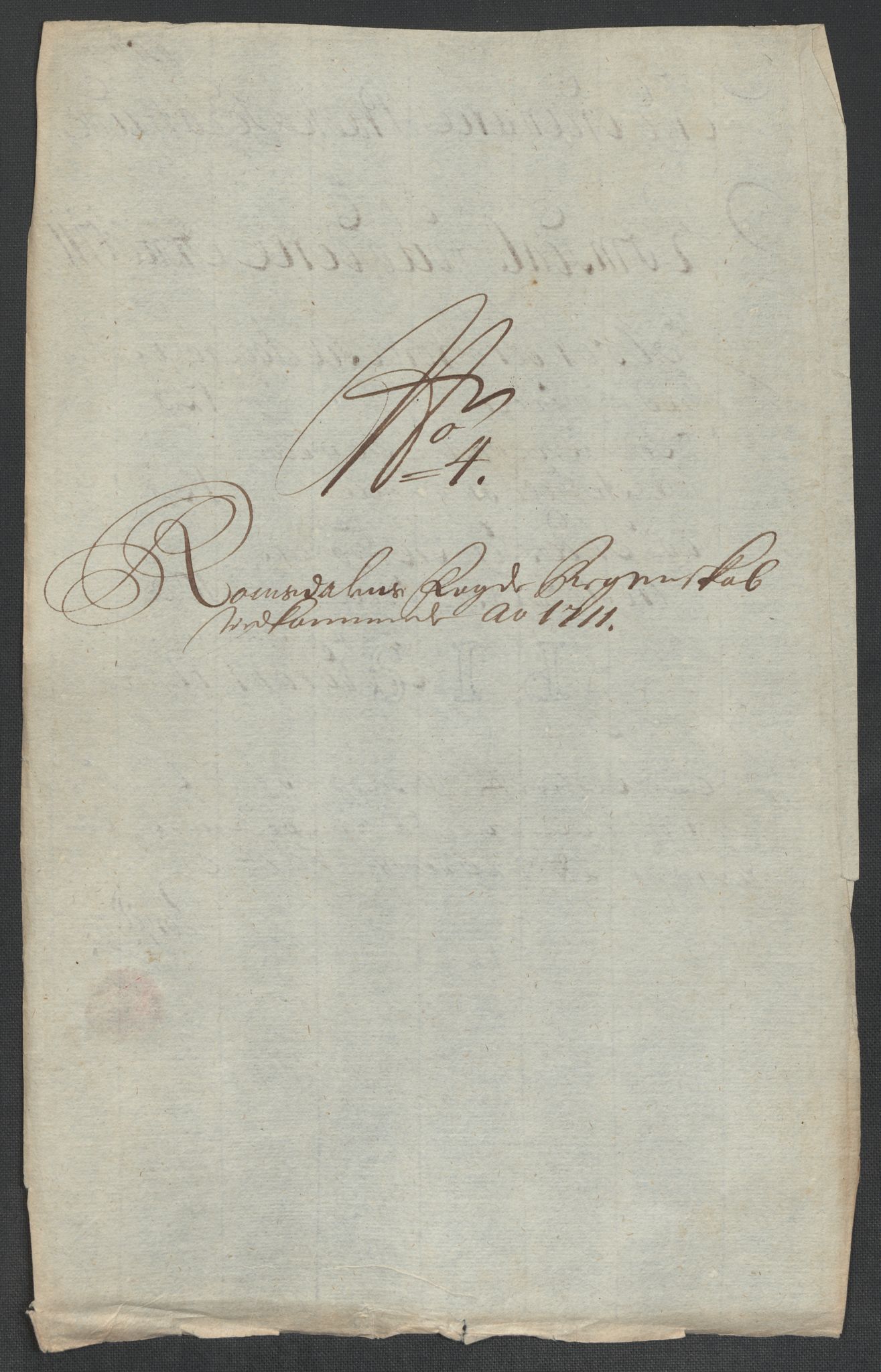 Rentekammeret inntil 1814, Reviderte regnskaper, Fogderegnskap, AV/RA-EA-4092/R55/L3660: Fogderegnskap Romsdal, 1711, s. 118