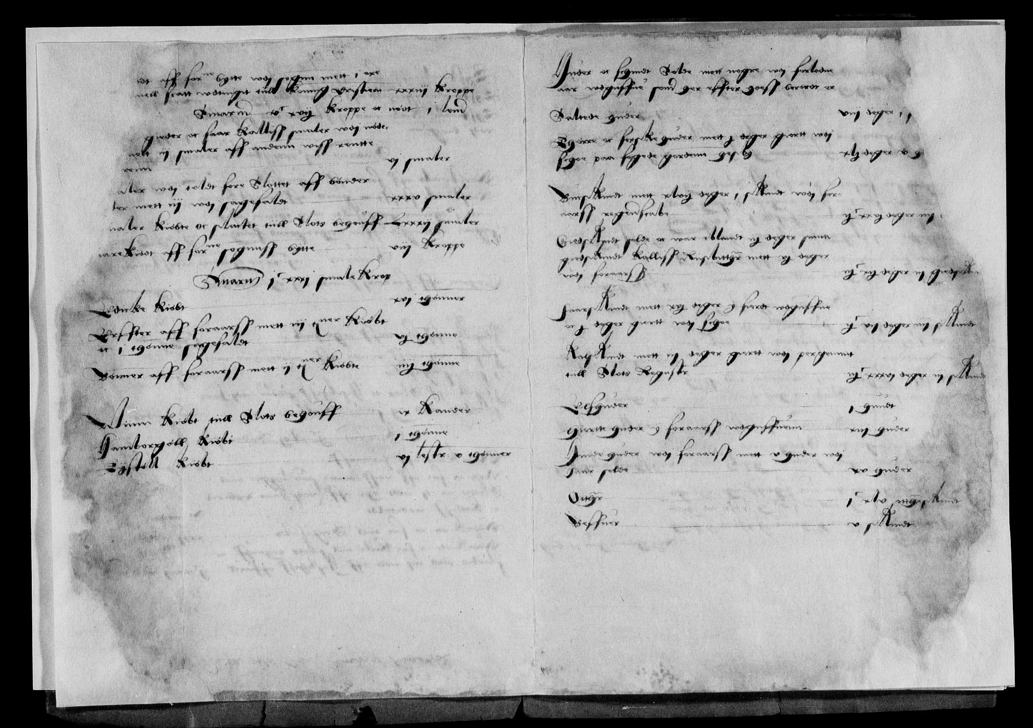 Rentekammeret inntil 1814, Reviderte regnskaper, Lensregnskaper, AV/RA-EA-5023/R/Ra/L0011: Bergenhus len, 1522-1557