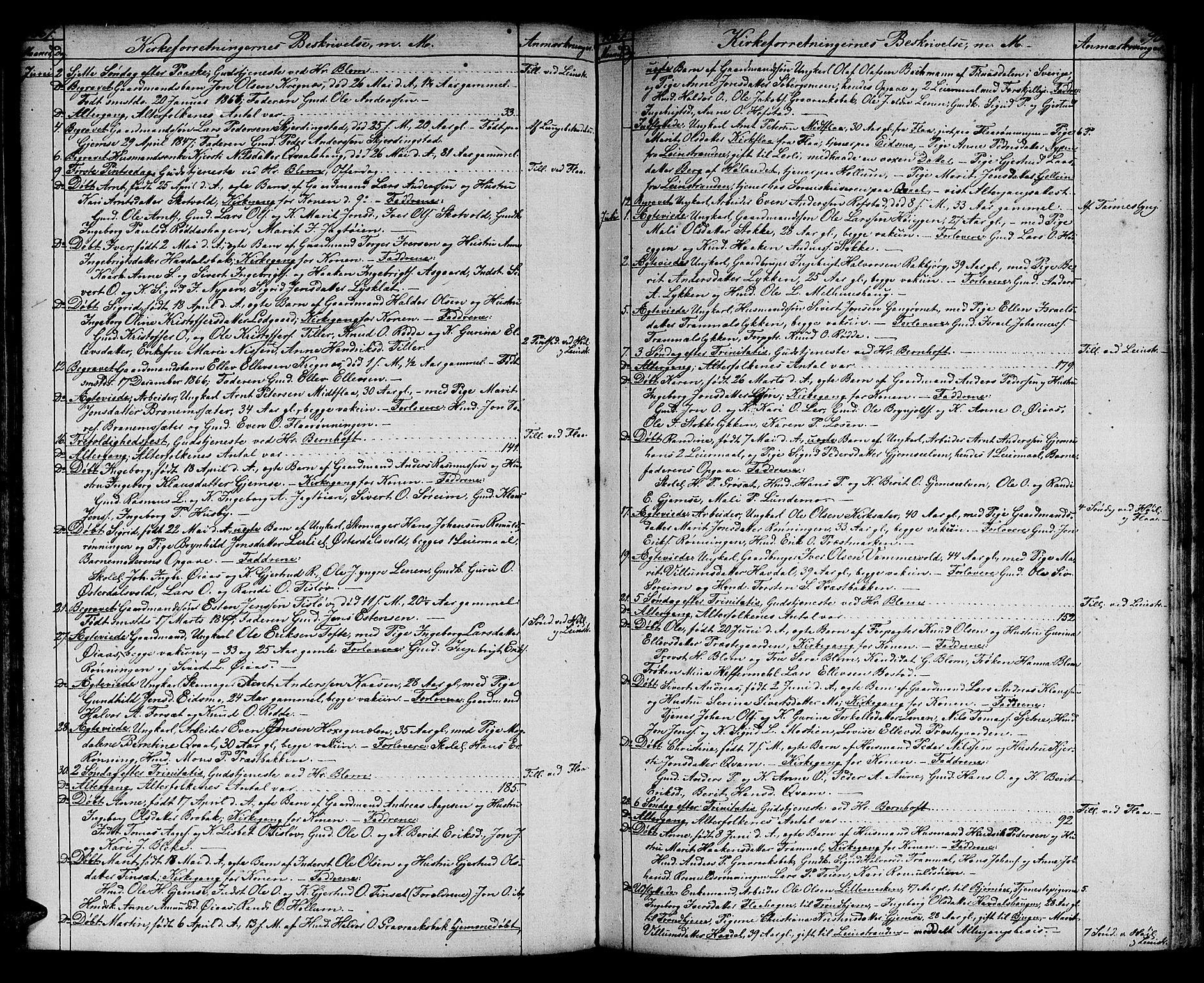 Ministerialprotokoller, klokkerbøker og fødselsregistre - Sør-Trøndelag, SAT/A-1456/691/L1093: Klokkerbok nr. 691C04, 1852-1879, s. 90