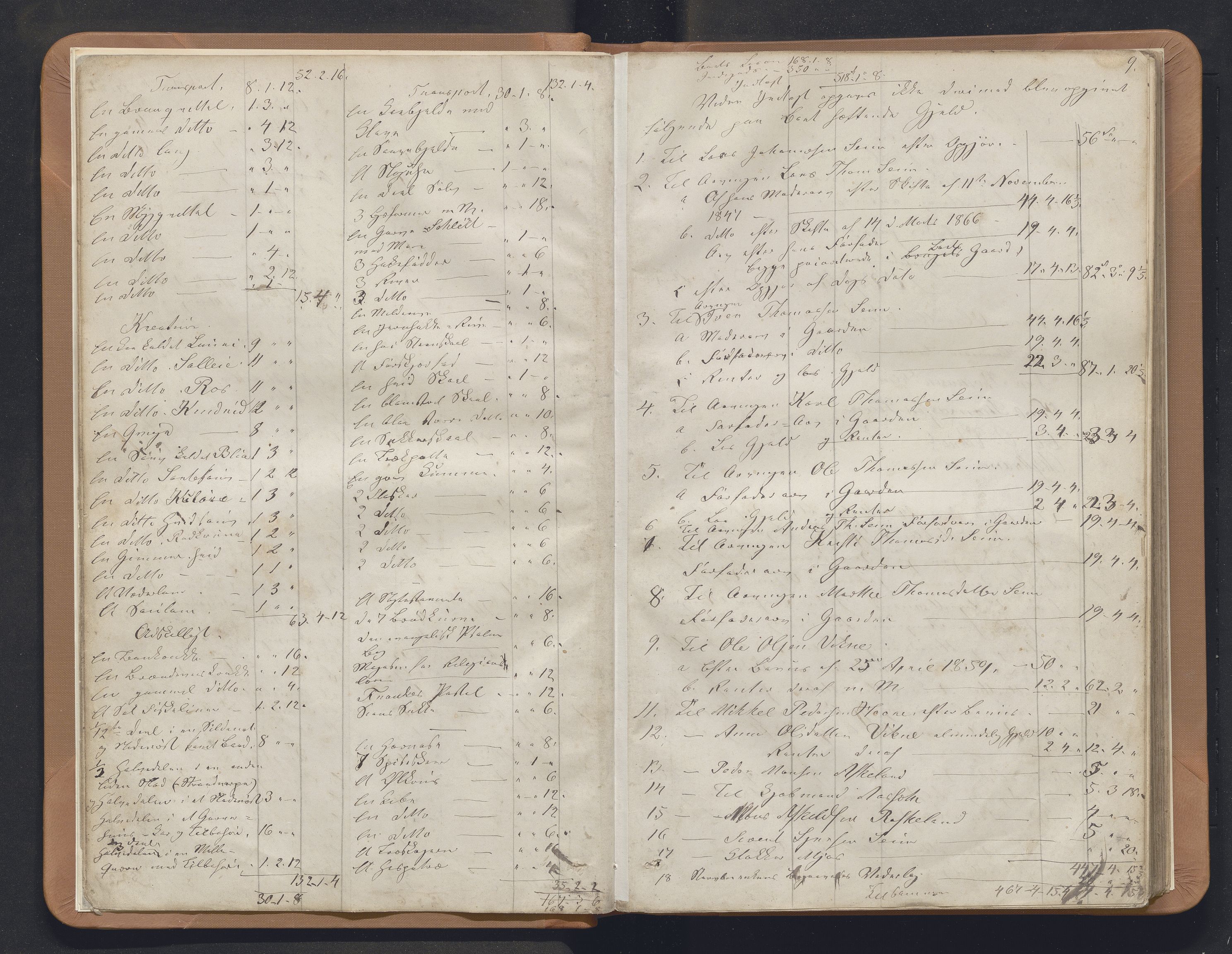 Nordhordland sorenskrivar, SAB/A-2901/1/H/Hb/L0012: Registreringsprotokollar, 1868-1875, s. 8-9
